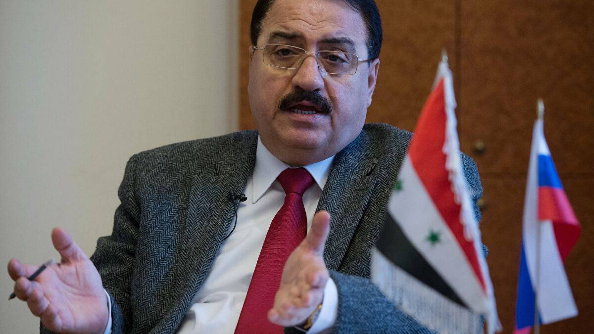 سفير سوريا لدى موسكو رياض حداد 