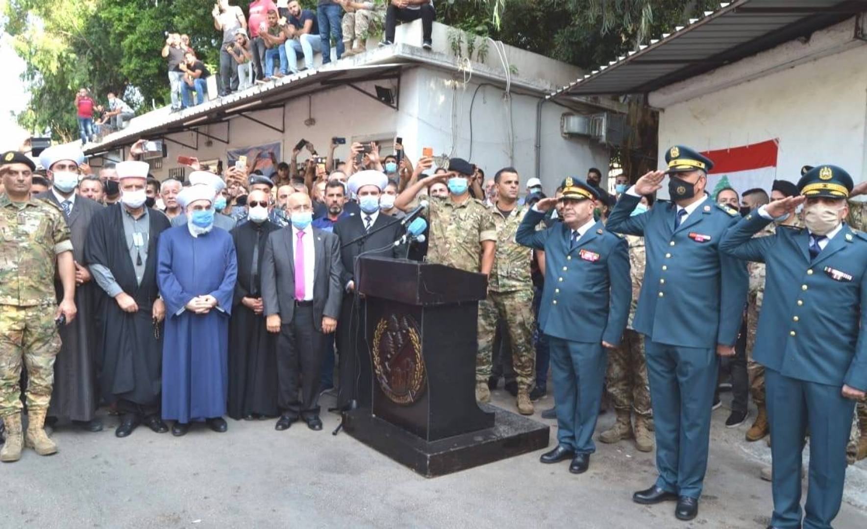 تأبين شهداء الجيش الأربعة في الشمال وسط حضور شعبي ورسمي حاشد