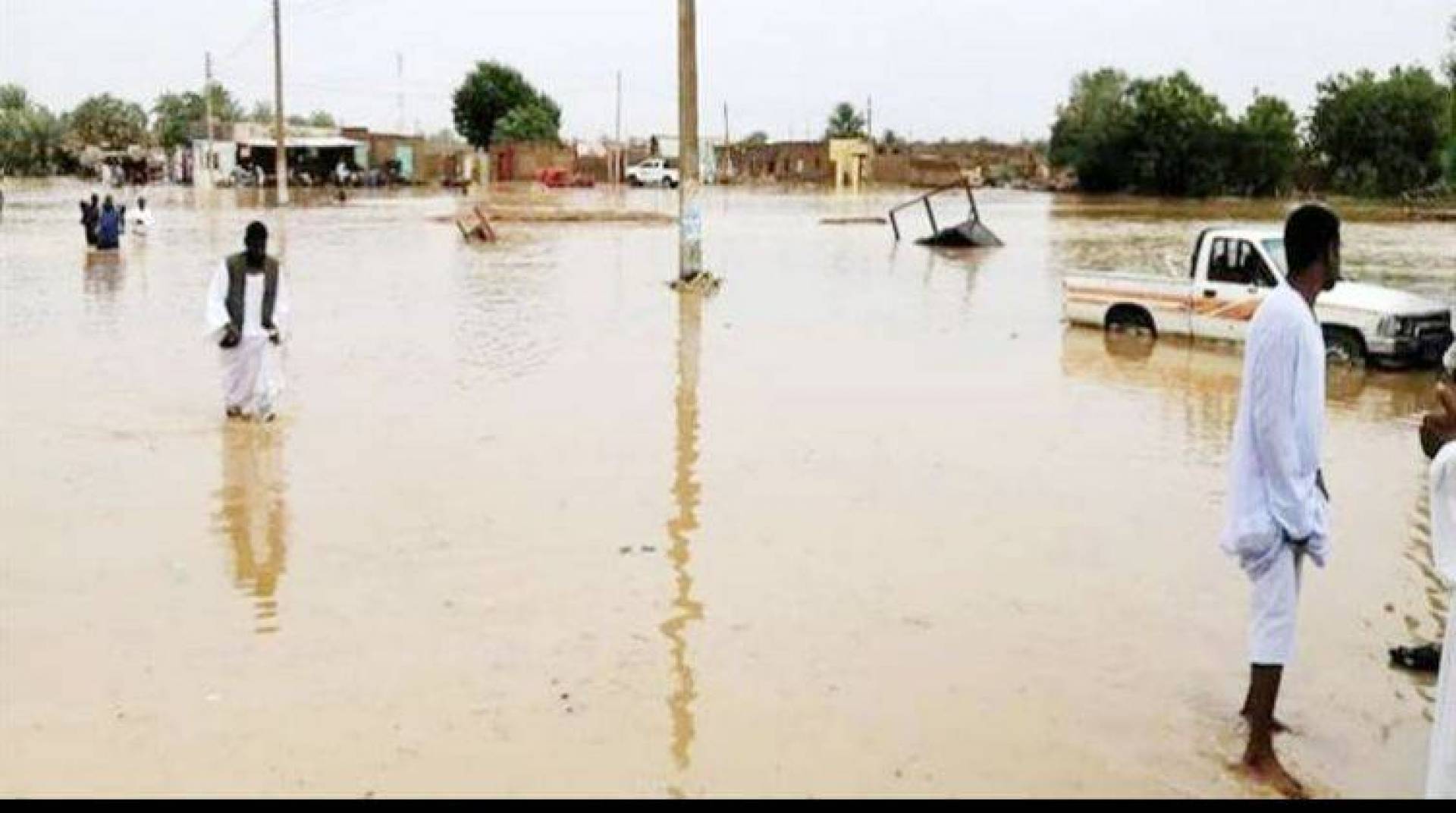  121 ضحية الفيضانات والسيول في السودان