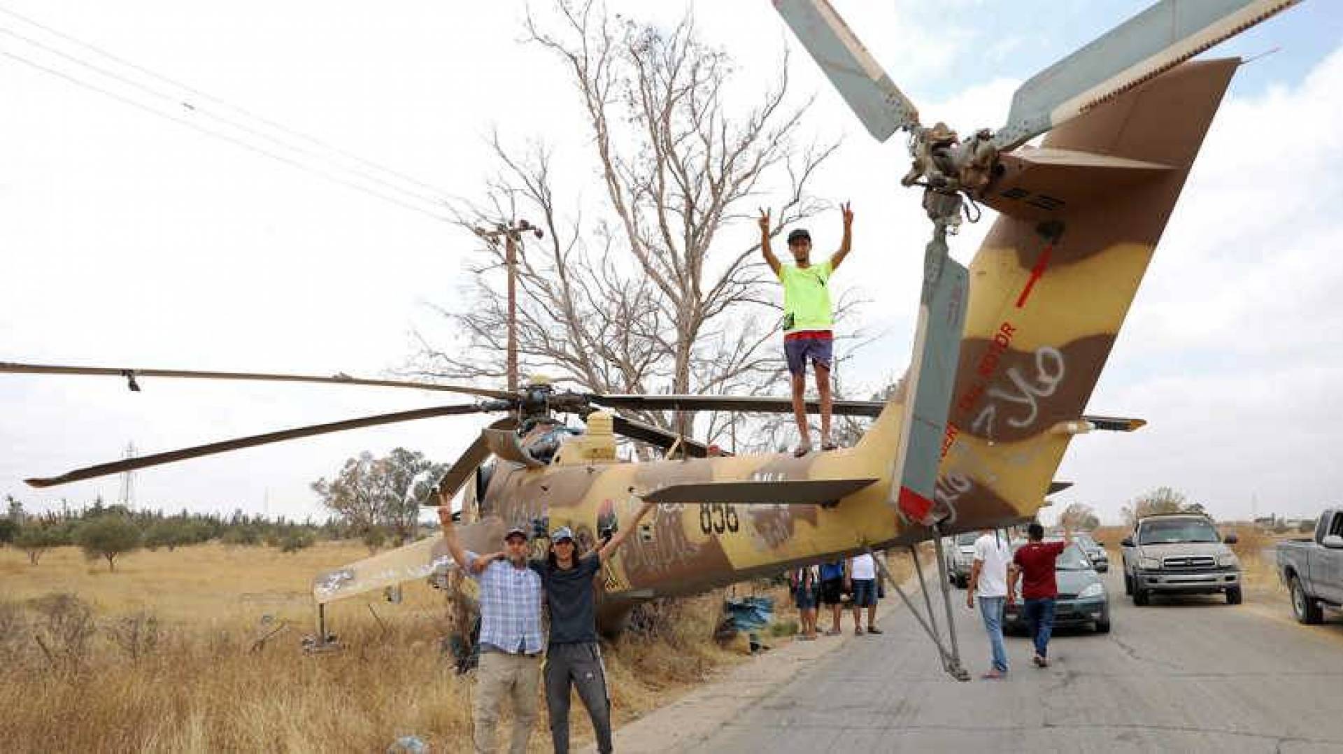 سقوط مروحية تقل جنوداً روس في ليبيا