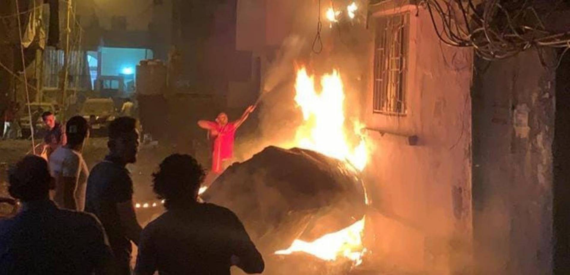 الصليب الأحمر اللبناني: لا إصابات حتى اللحظة نتيجة انفجار طريق الجديدة