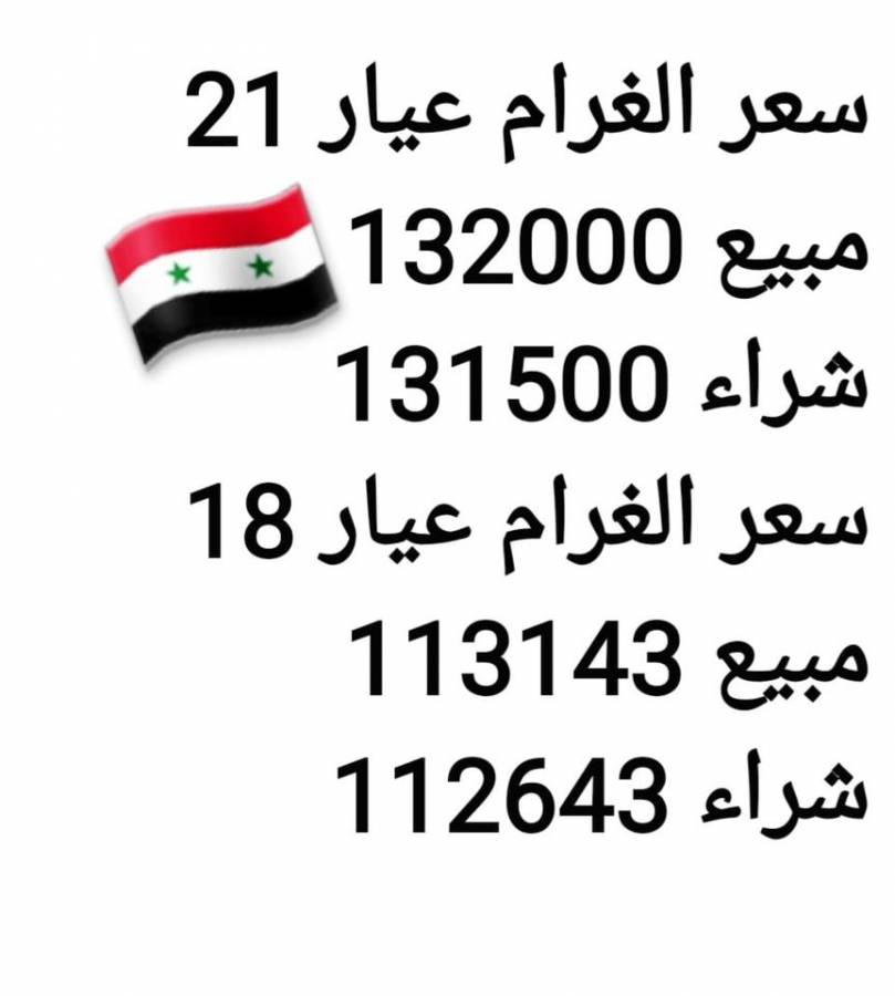 ارتفاع قياسي.. سعر الذهب في سوريا اليوم الخميس 5-11-2020 اسعار الذهب في سوريا بالجمعية الحرفية للصاغة