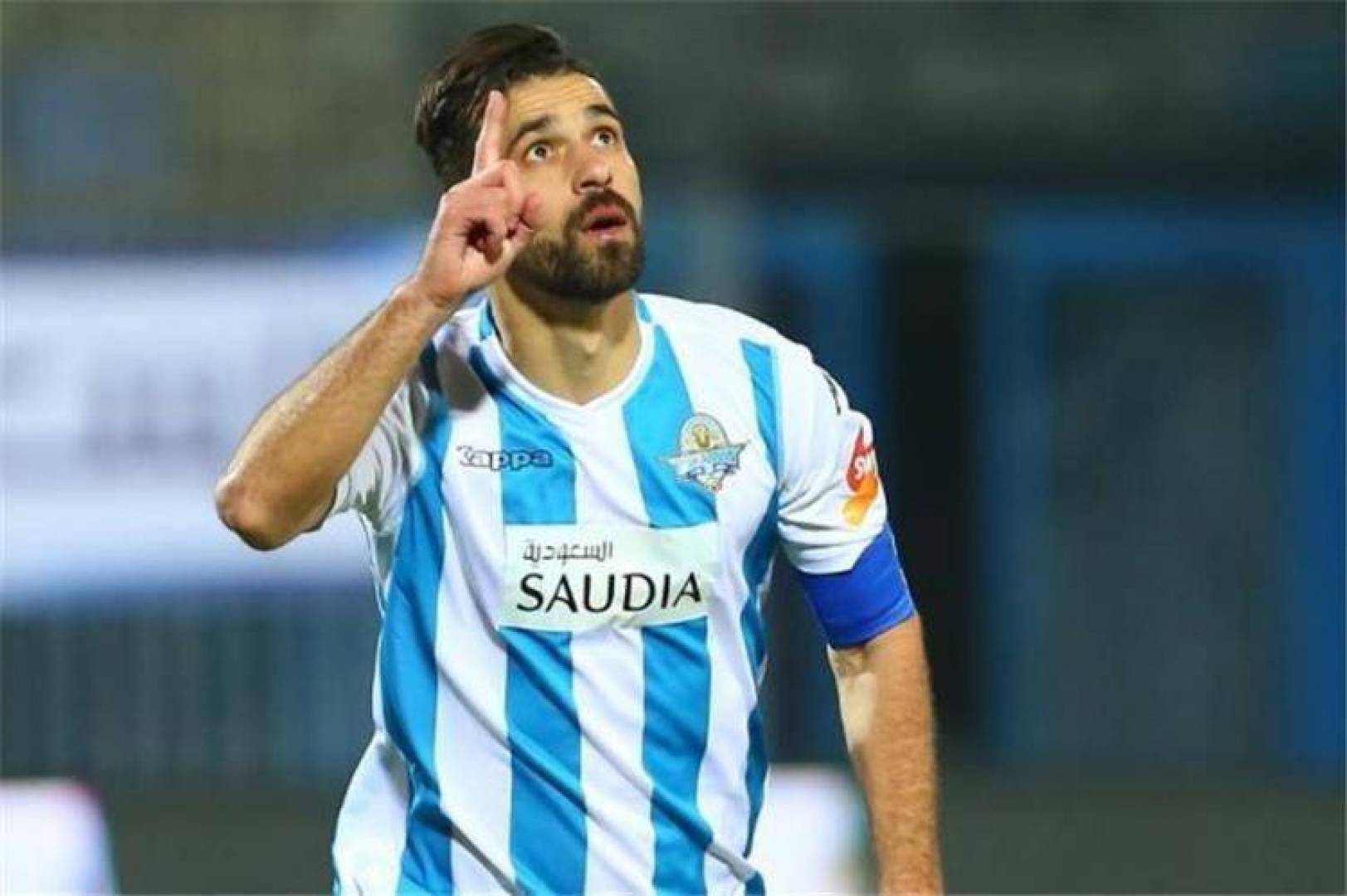 مهاجم بيراميدز عبد الله سعيد هدافا لدوري المصري الممتاز لكرة القدم 