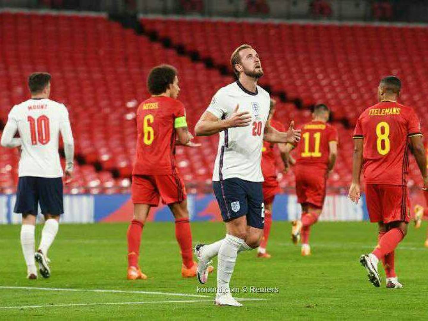 بلجيكا تستضيف إنجلترا في دوري الأمم الأوروبية 