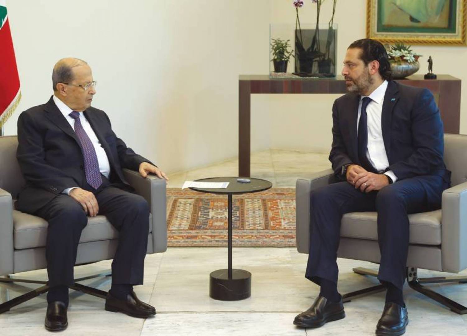 رئاسة الجمهورية : يتم الاتفاق على تشكيل الحكومة بين سعد الحريري والرئيس عون وما ينقل عن تدخل جبران باسيل في التأليف غير صحيح