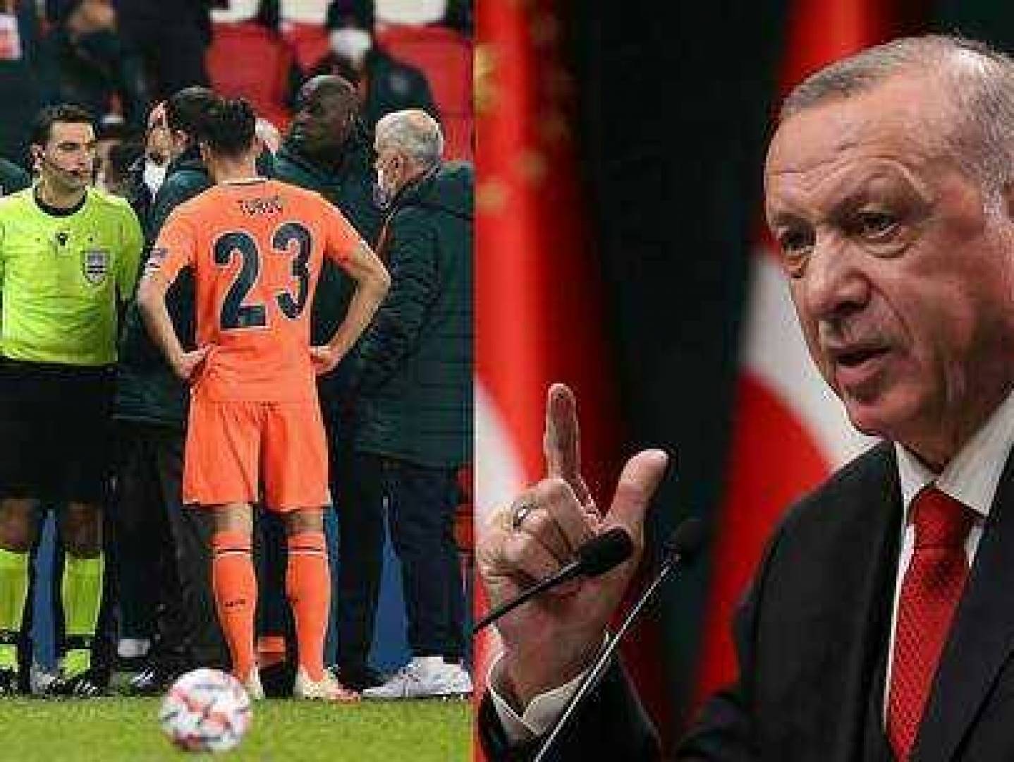 أردوغان يتضامن مع نادي باشاك شهير التركي 
