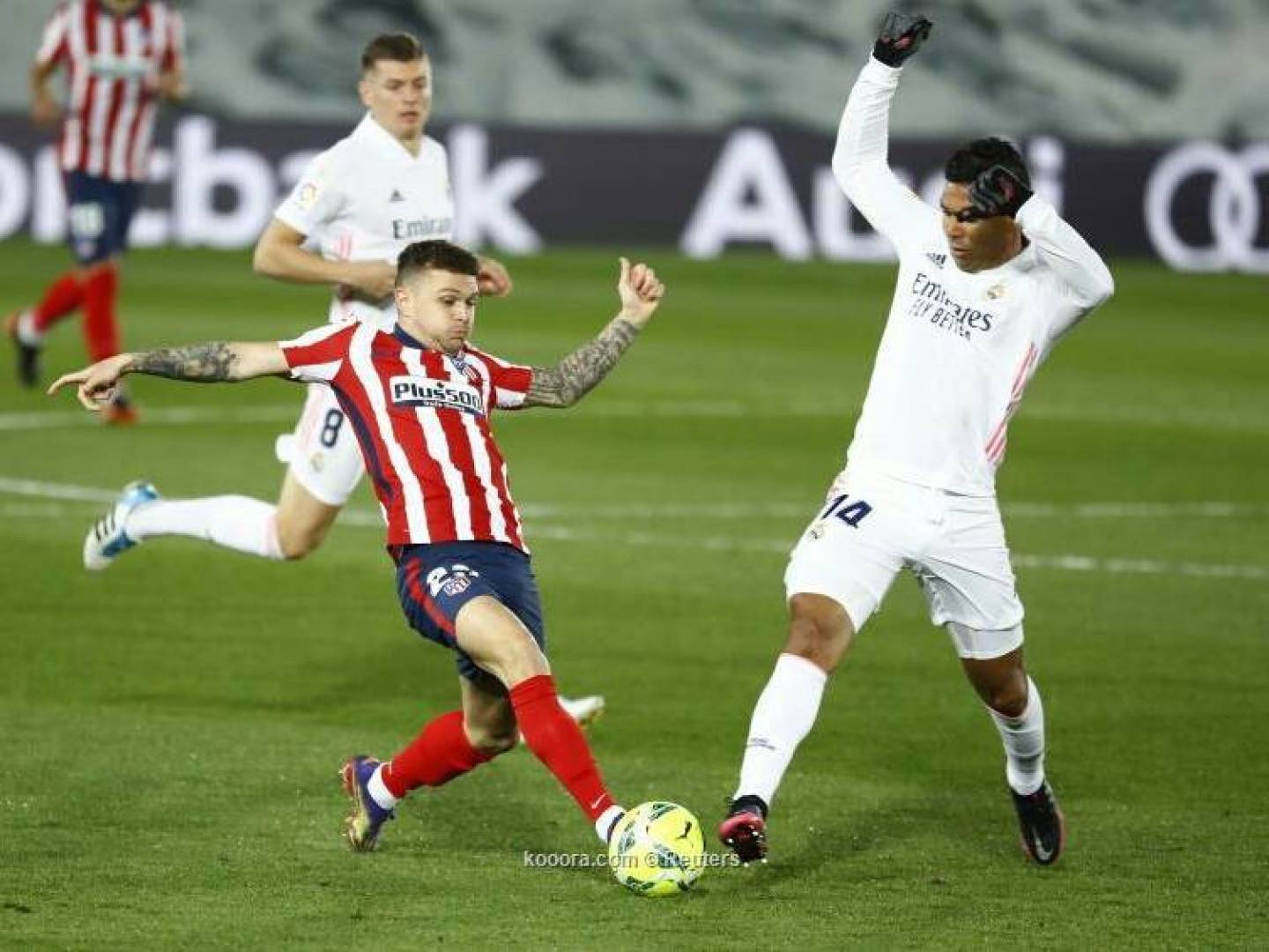 أتلتيكو مدريد يخسر الديربي ويتلقى هزيمته الأولى في الدوري الإسباني الممتاز لكرة القدم .. فيديو