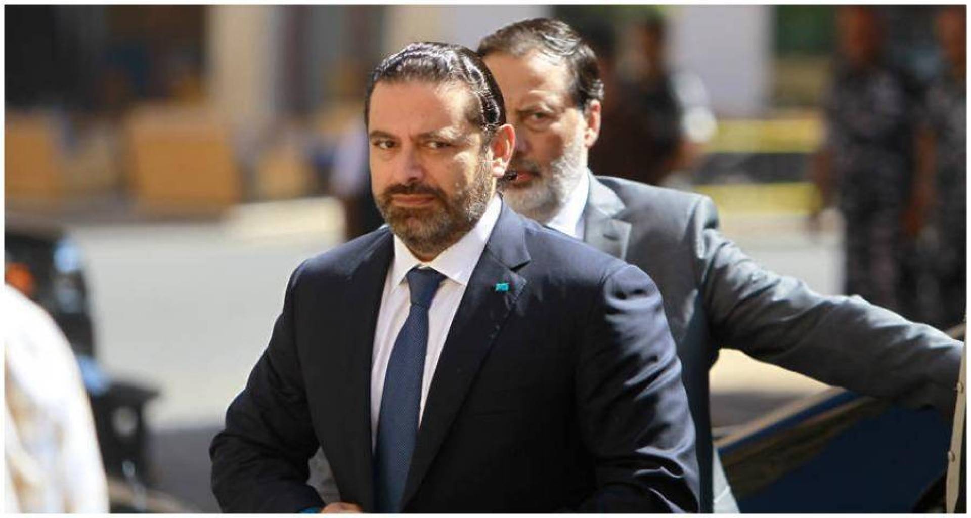 وصول الرئيس المكلف تشكيل الحكومة سعد الحريري إلى قصر بعبدا للقاء الرئيس عون