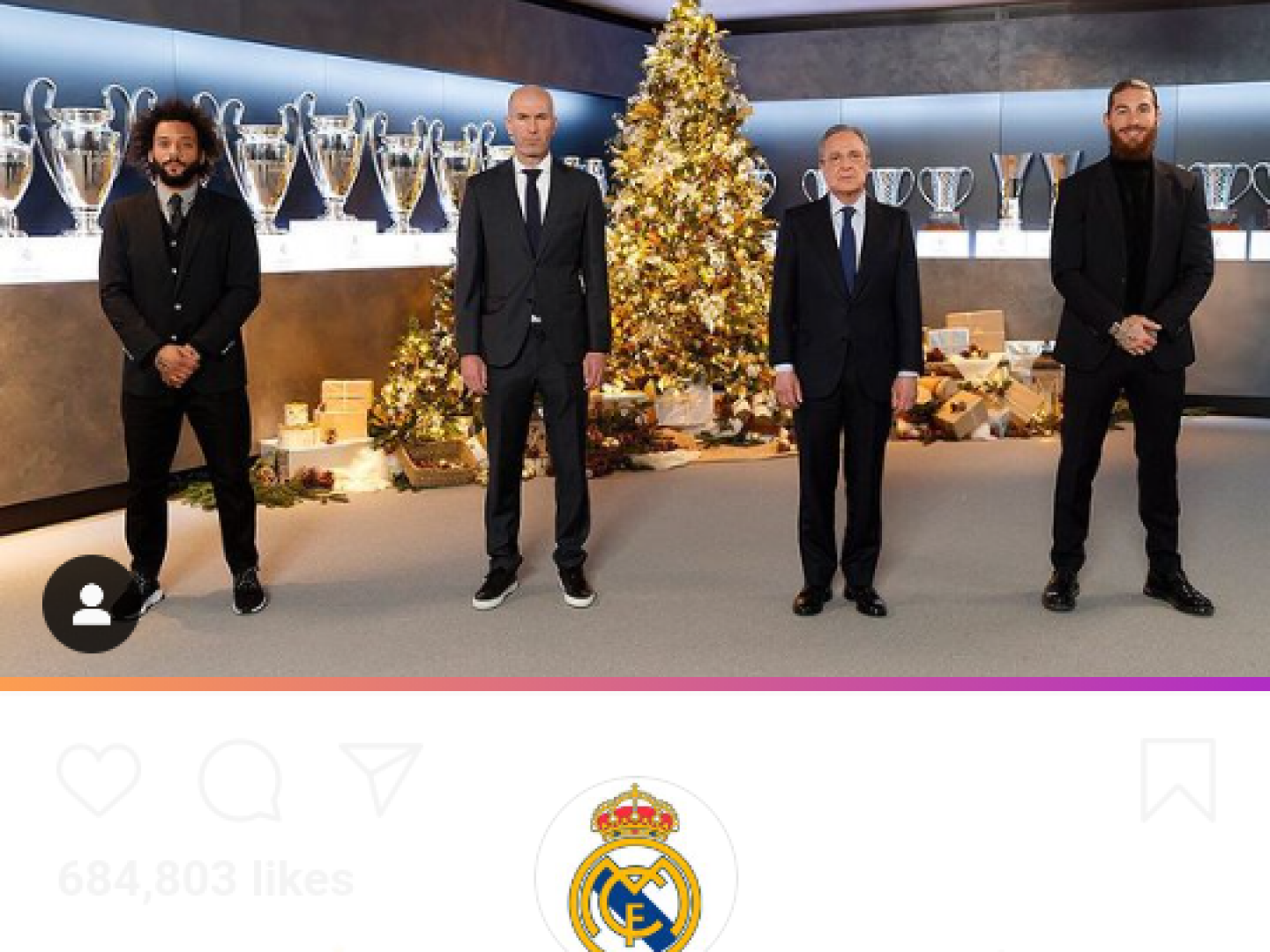 ريال مدريد يحتفل بأعياد الميلاد