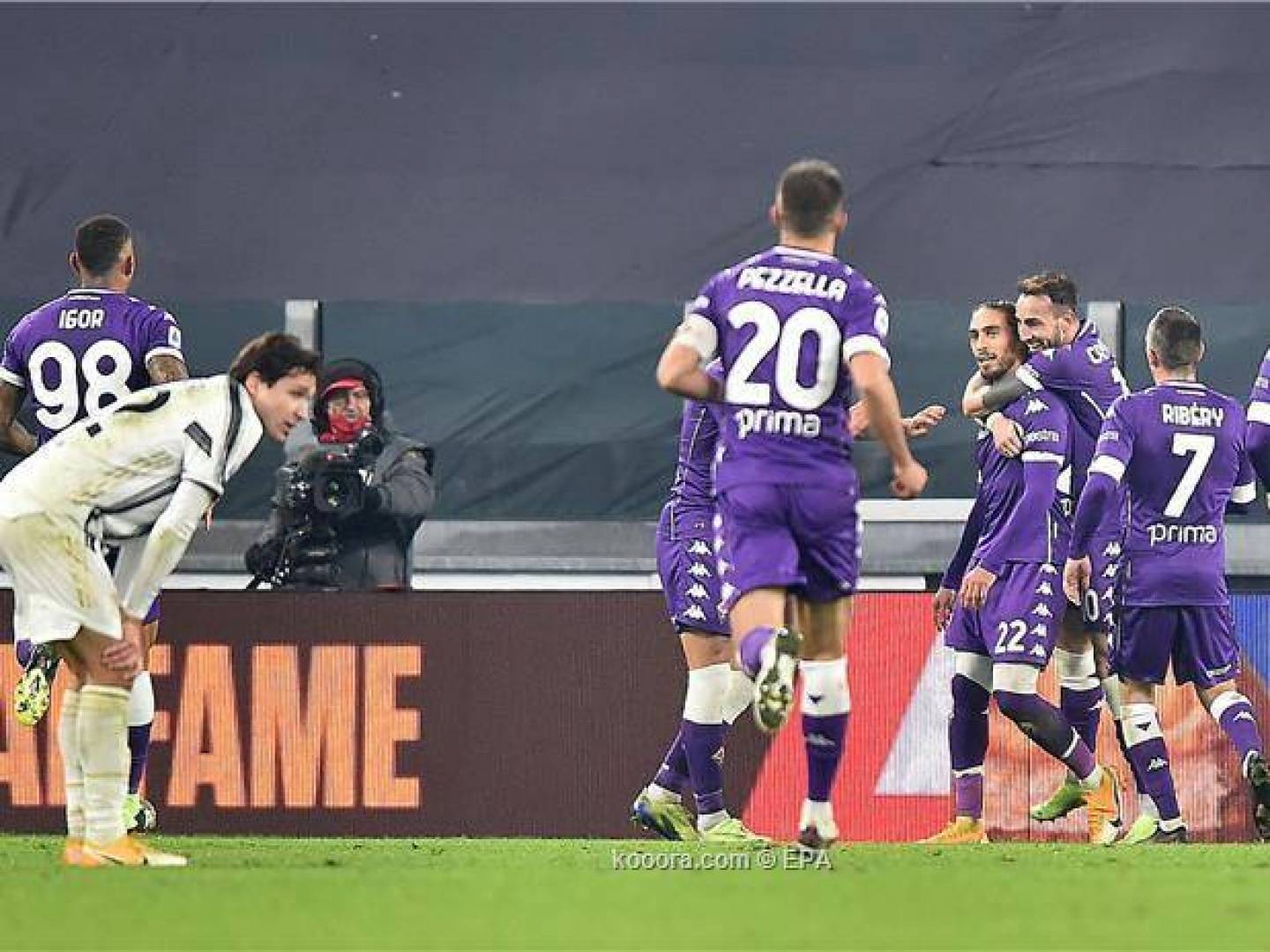 يوفنتوس يسقط أمام ضيفه فيورنتينا بالثلاثة .. فيديو