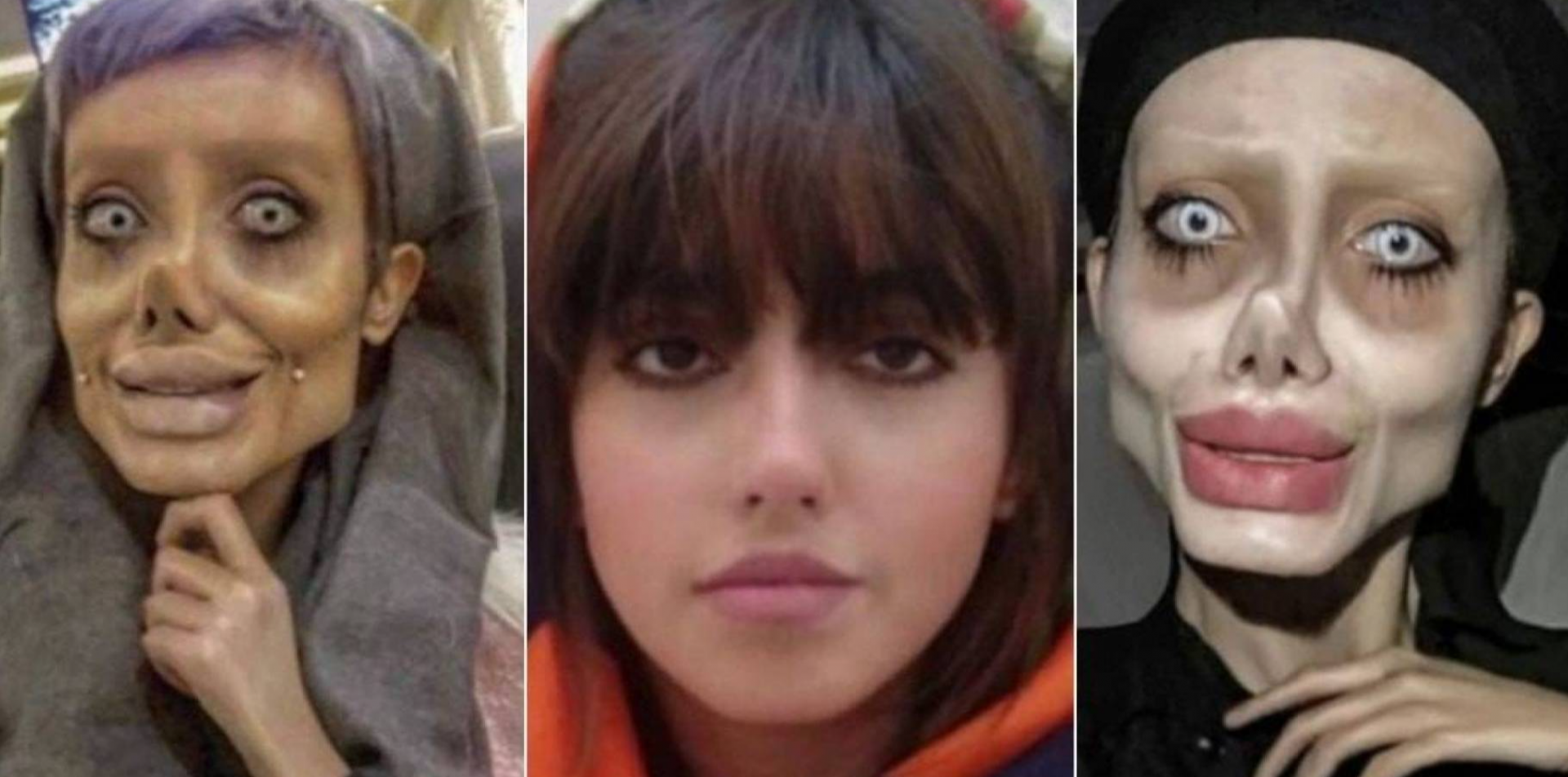 إطلاق سراح فاطمة خويشوند المعروفة بـ شبيهة أنجلينا جولي 