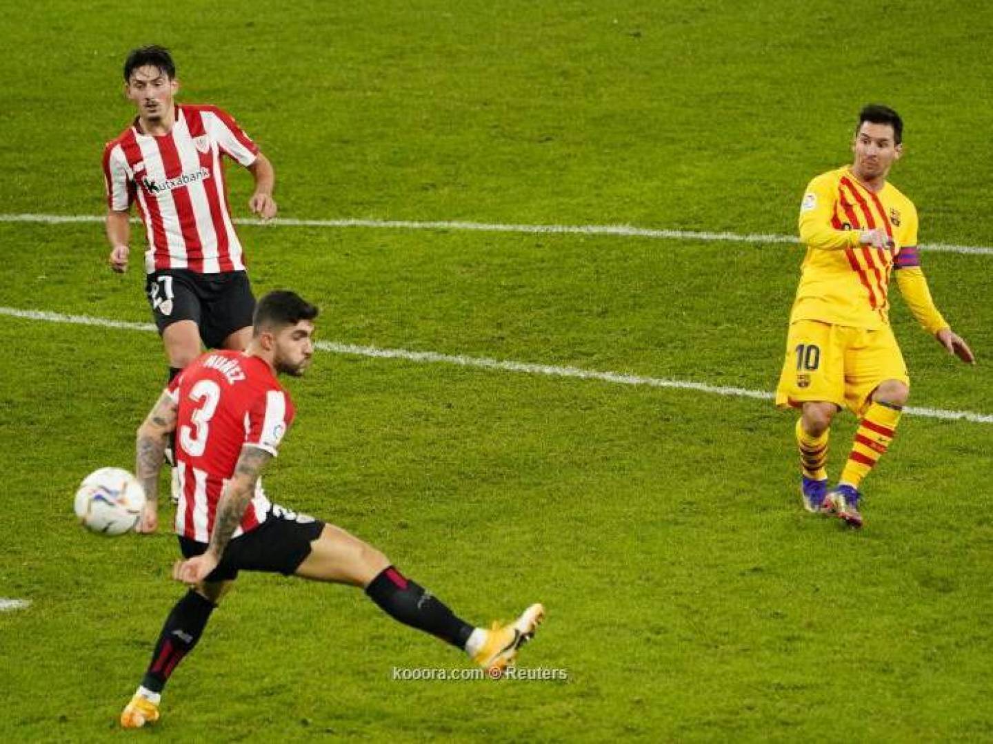 برشلونة يحقق فوزا صعبا ومثيرا على مضيفه أتلتيك بلباو في الدوري الإسباني الممتاز..فيديو 