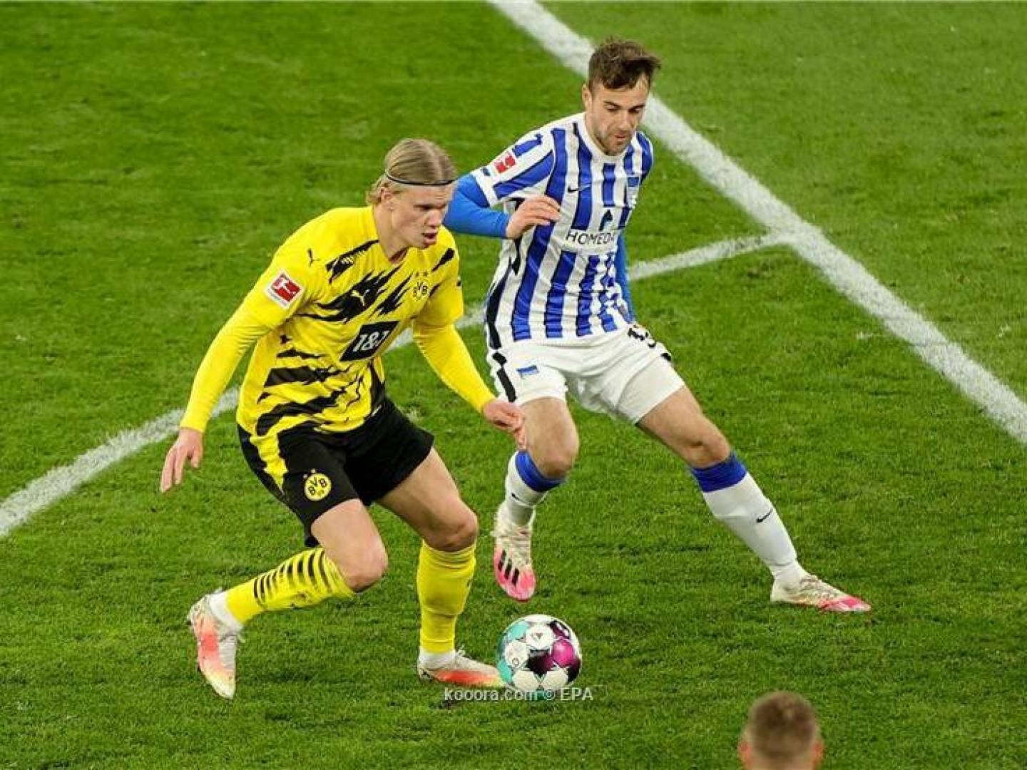 بالفيديو بوروسيا دورتموند يفوز على هيرتا برلين في الدوري الألماني الممتاز 