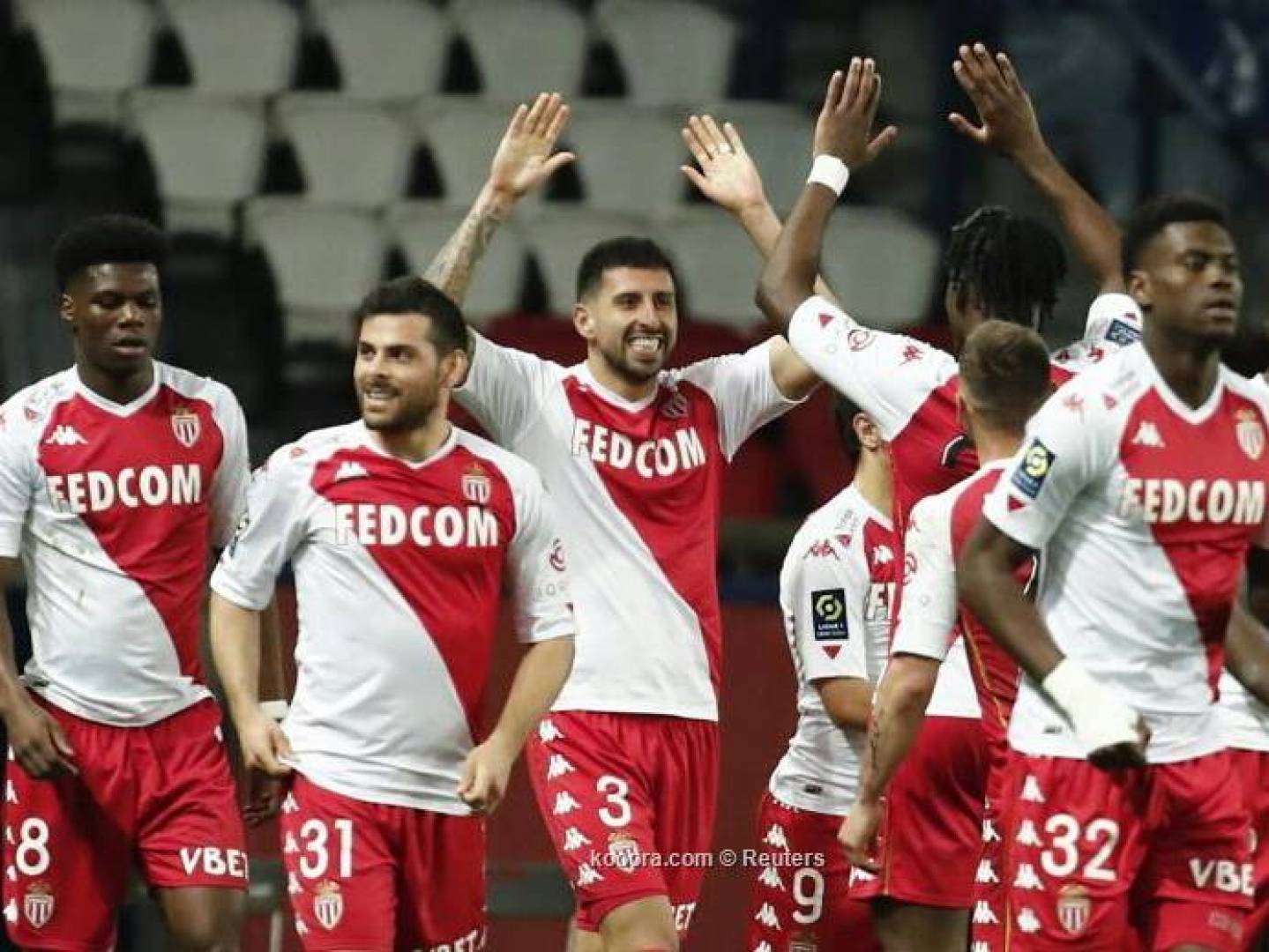 بالفيديو موناكو يقسو على سانت إيتيان في الدوري الفرنسي الممتاز 