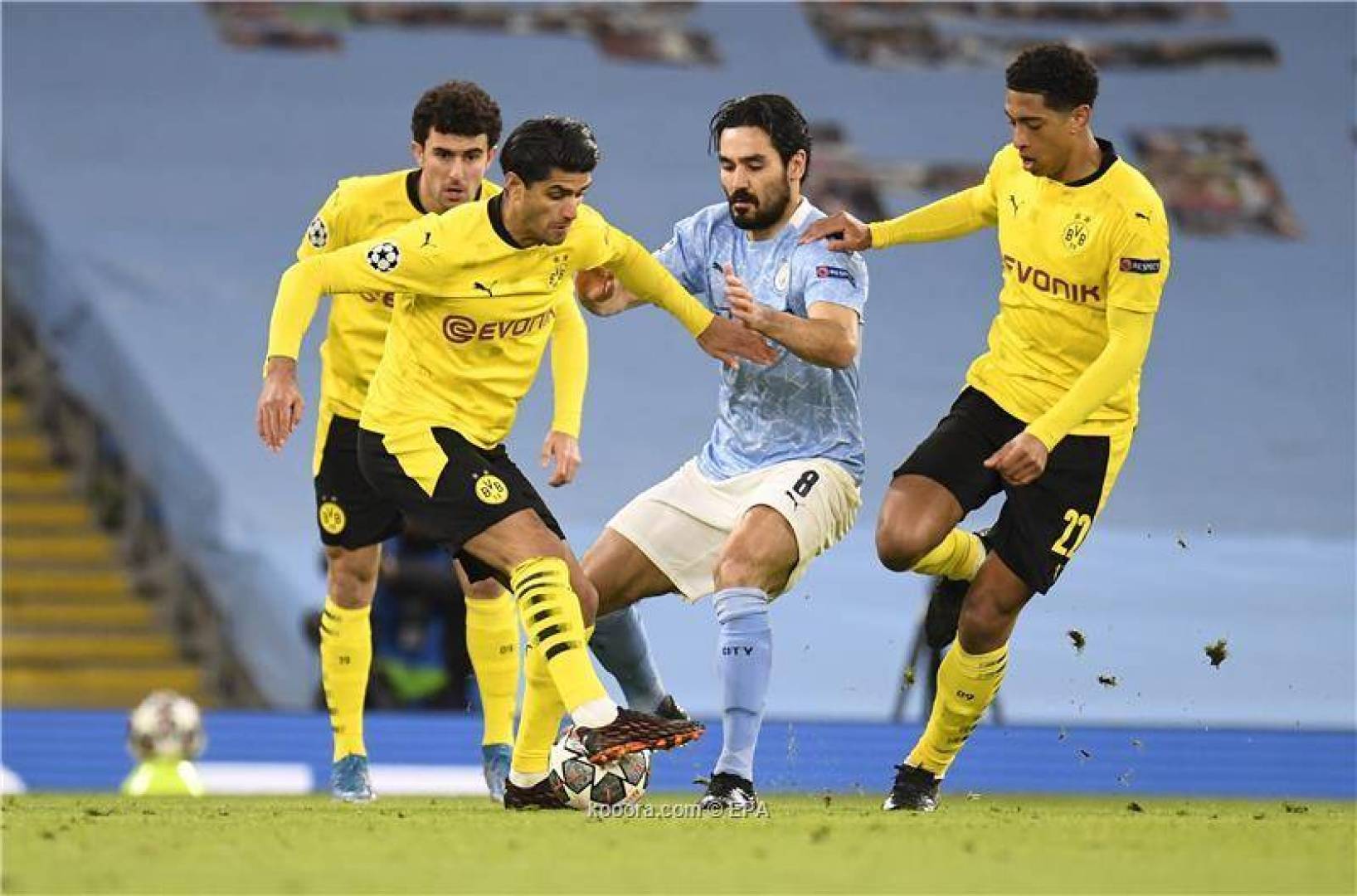 بالفيديو مانشستر سيتي يحقق فوز صعب وثمين وقاتل على بوروسيا دورتموند 
