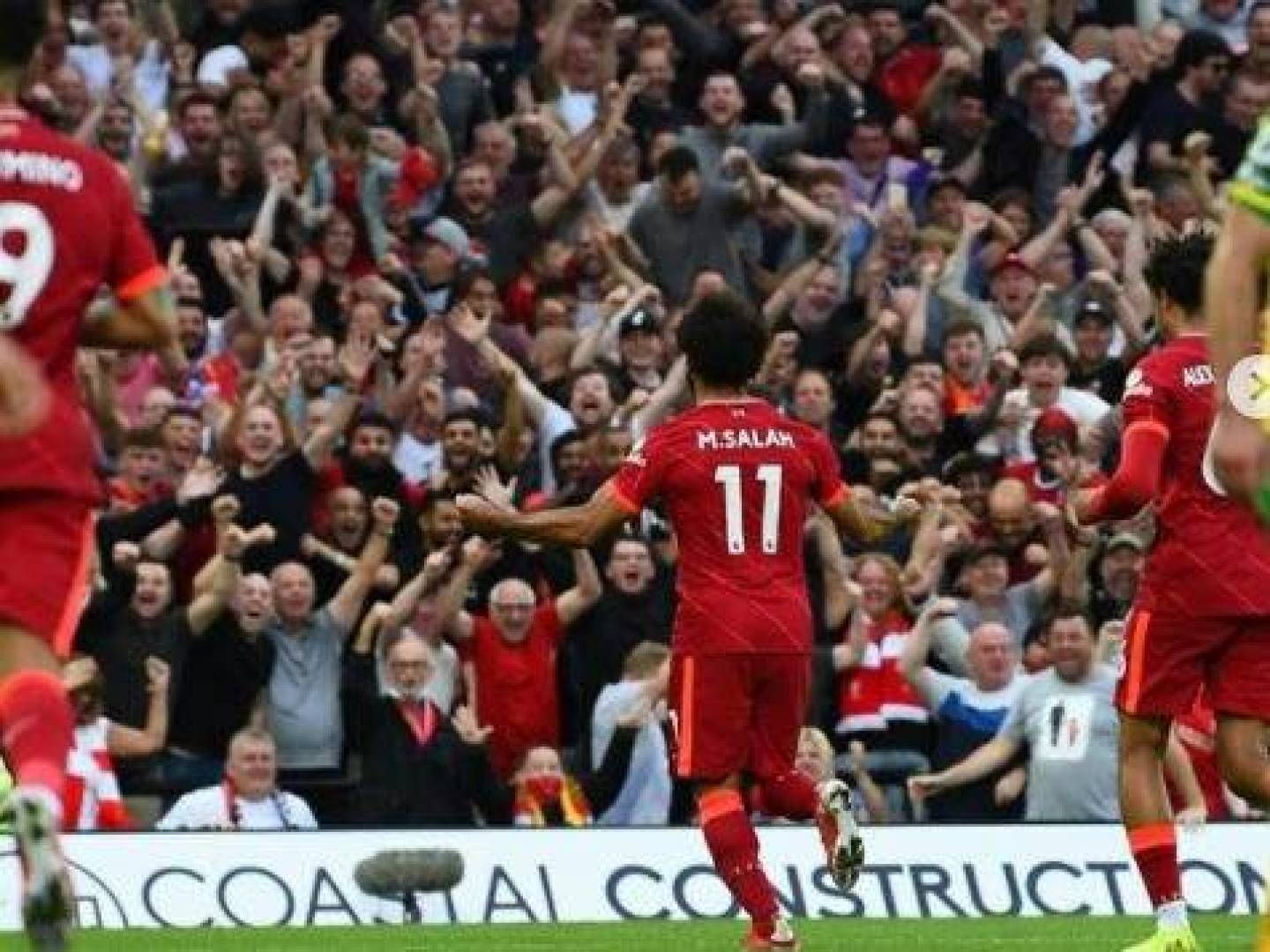 النجم المصري محمد صلاح يحقق إنجازا تاريخيا في الجولة الأولى من الدوري الإنجليزي الممتاز لكرة القدم 
