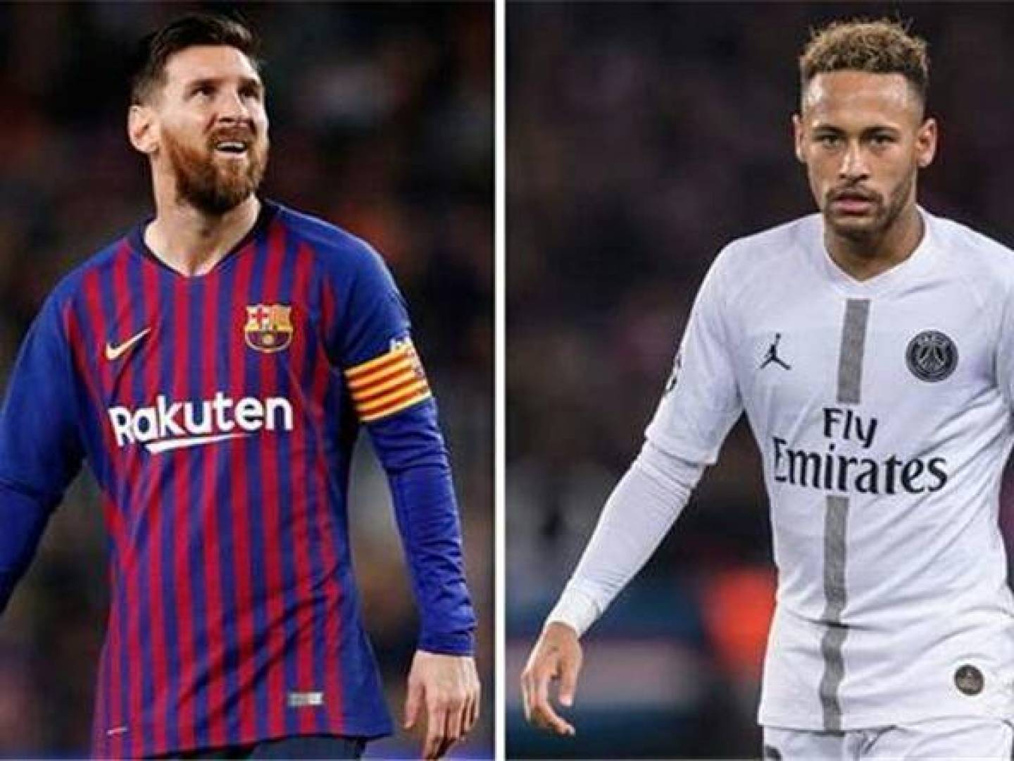 البرازيلي نيمار لصديقه الأرجنتيني ميسي 
