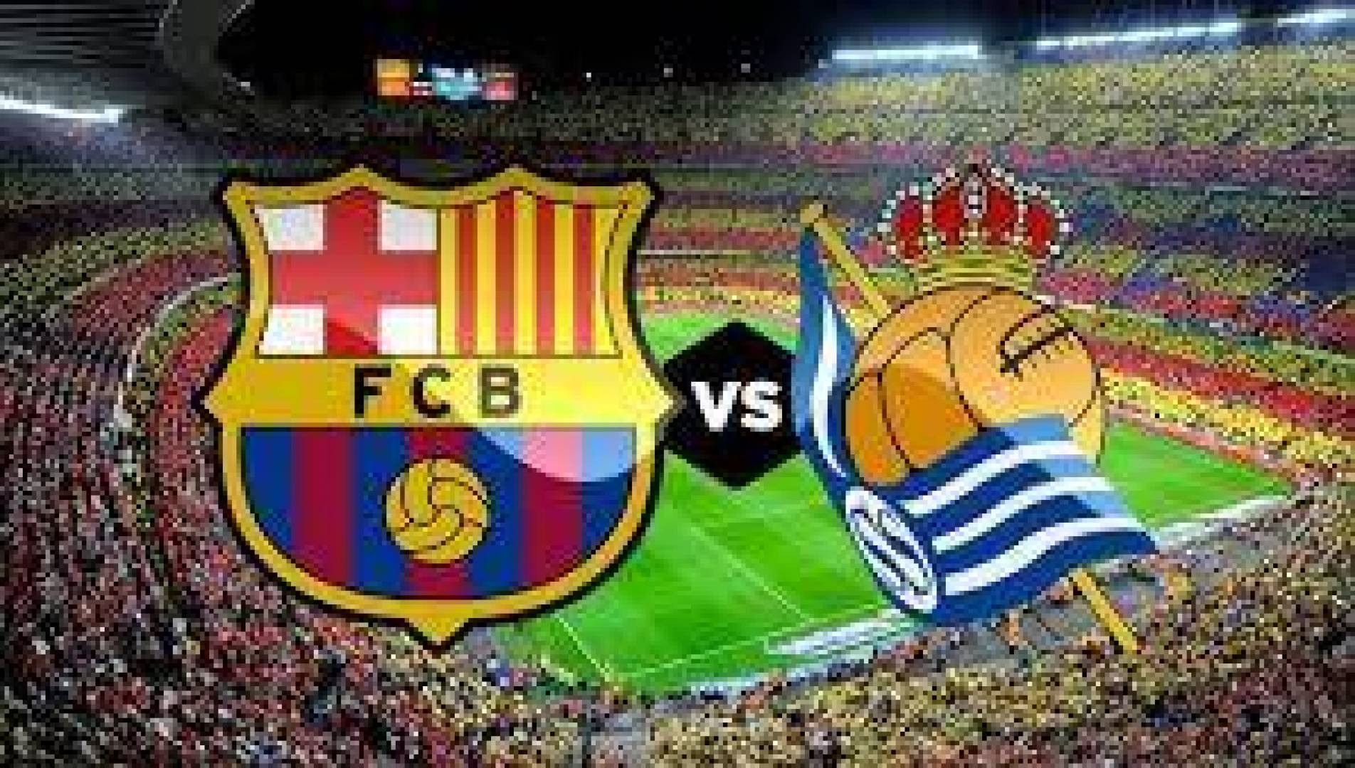 موعد مباراة برشلونة ضد ريال سوسيداد في الدوري الإسباني والقنوات الناقلة للمباراة اليوم 