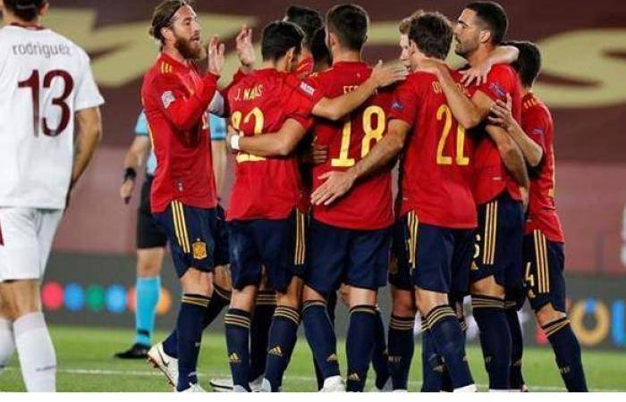 إسبانيا كوسوفو ضد أهداف مباراة