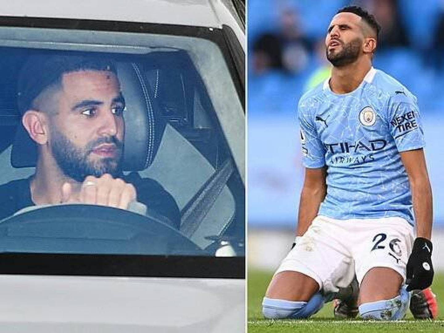 منع النجم الجزائري رياض محرز من قيادة سيارته لشهرين في إنجلترا  .. اعرف السبب 