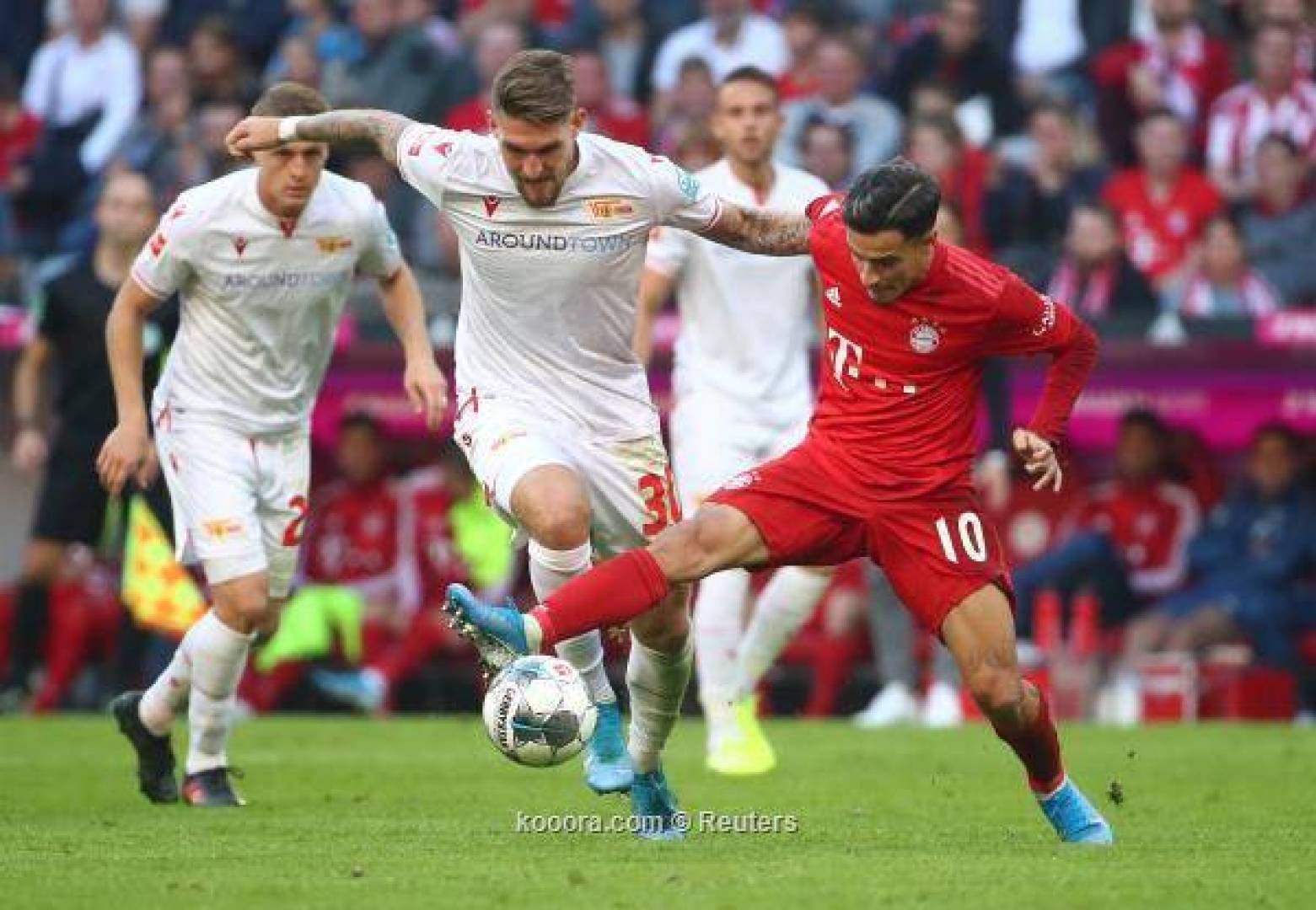 القنوات الناقلة لمباراة بايرن ميونخ ضد يونيون برلين في الدوري الألماني الممتاز لكرة القدم 