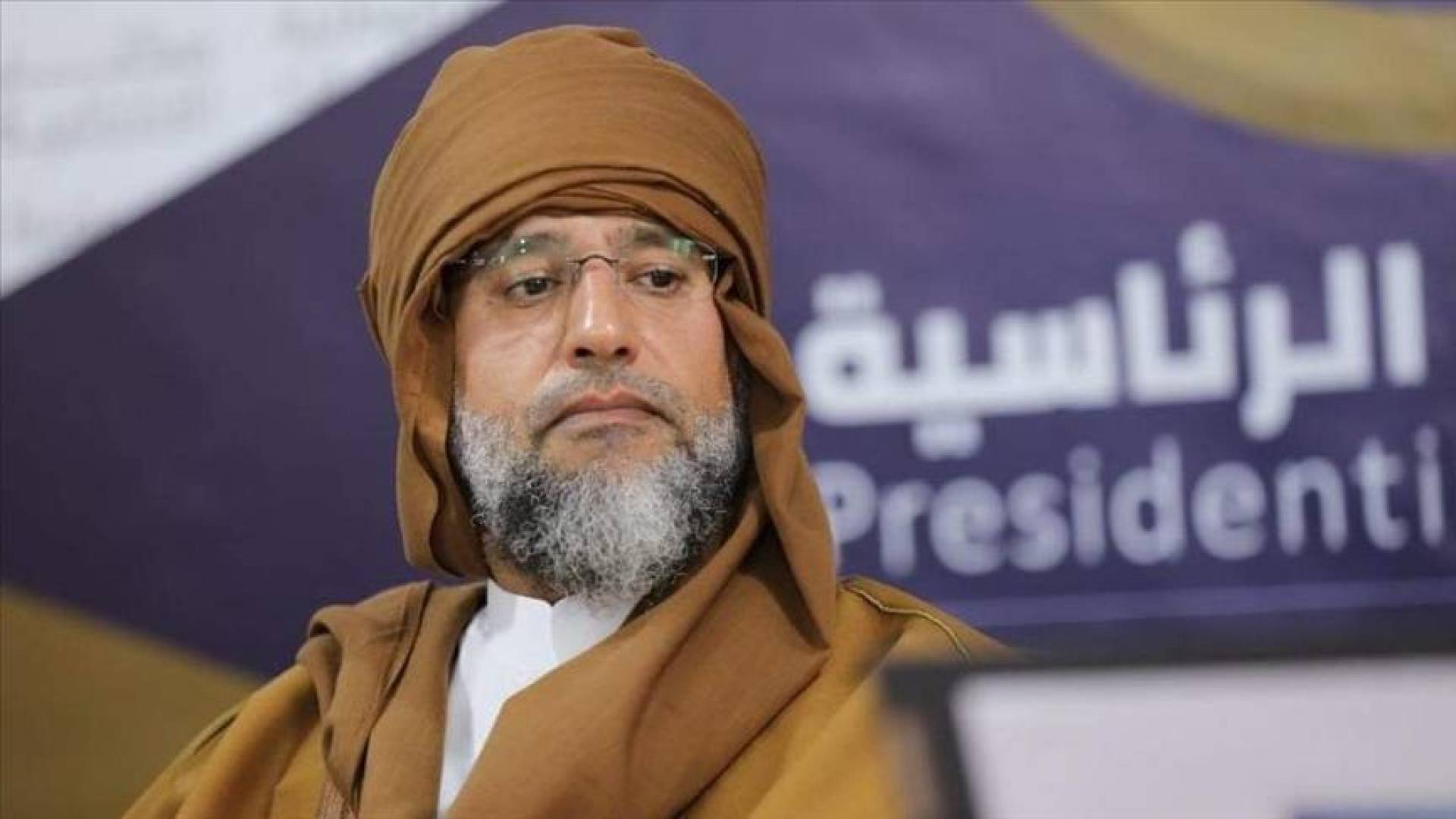 سيف الإسلام القذافي يطالب الليبيين باستلام البطاقة الانتخابية للمشاركة في القرار الوطني المستقل