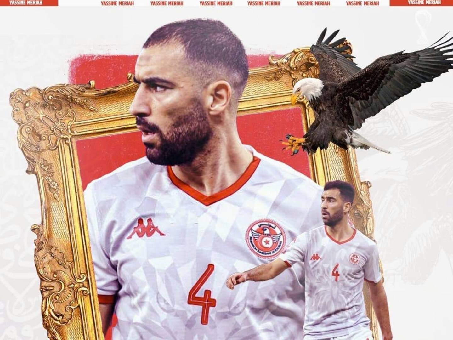 إصابة مدافع منتخب تونس ياسين مرياح بقطع في الرباط الصليبي 