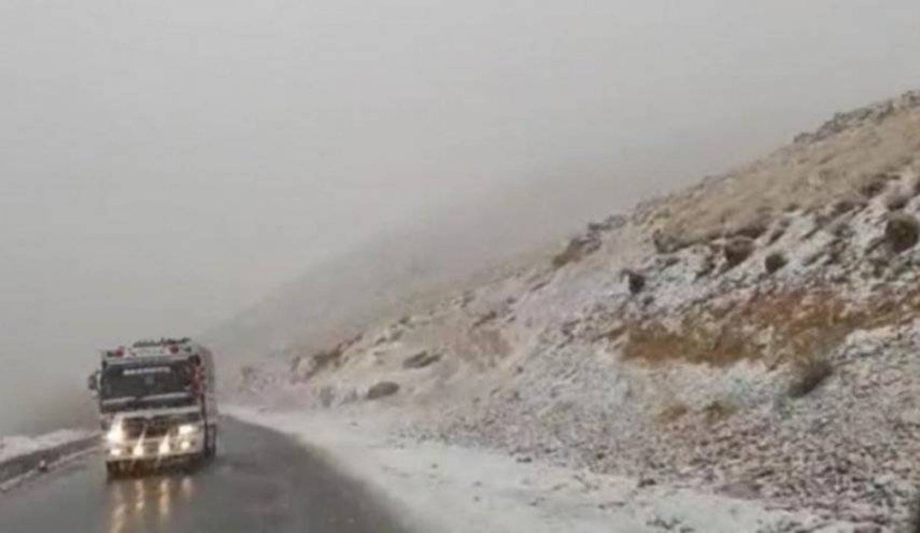 حالة الطرقات الجبلية في لبنان صباح اليوم