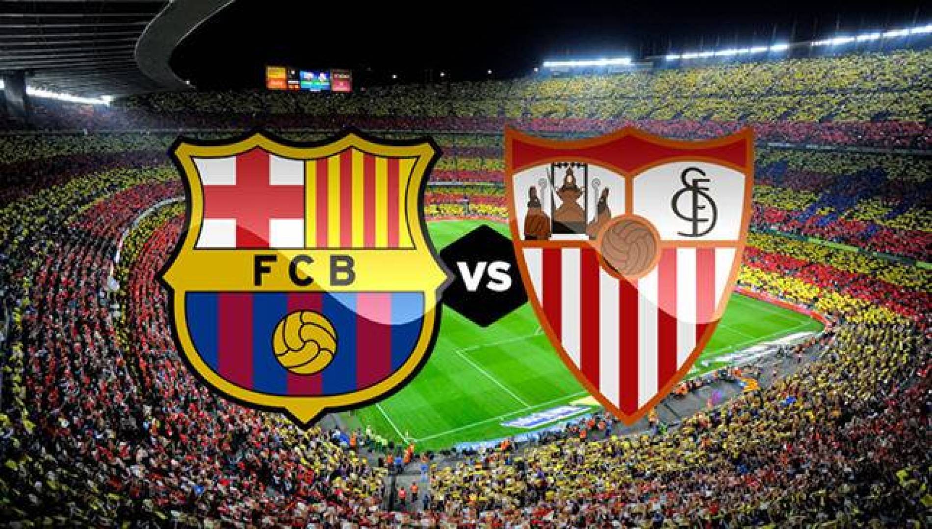 القنوات الناقلة لمباراة برشلونة ضد إشبيلية في الدوري الإسباني الممتاز لكرة القدم اليوم 