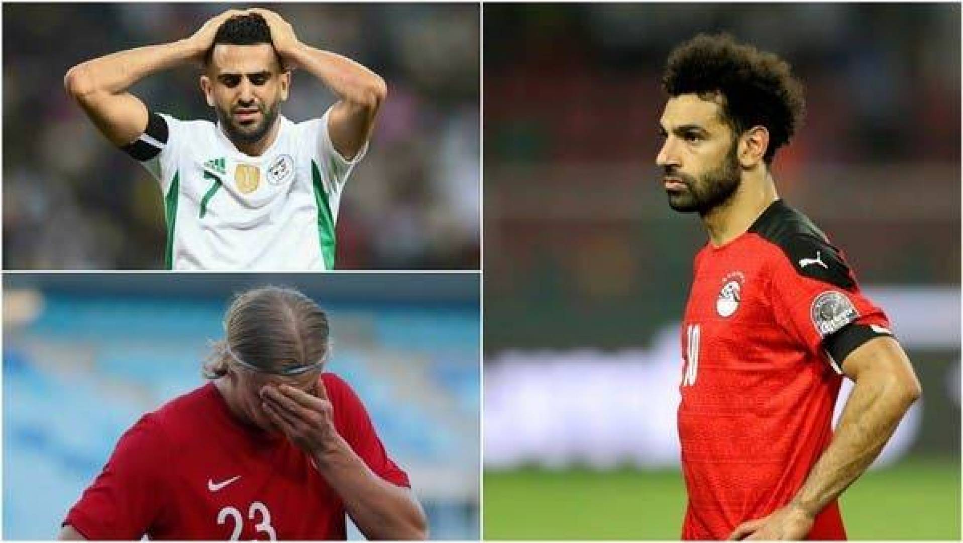 صلاح ومحرز وهالاند يتصدرون قائمة النجوم الغائبين عن كأس العالم 2022