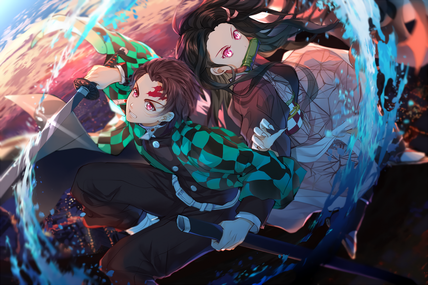 مؤلف Demon Slayer يهنئ مؤلف Hunter x Hunter بعمل فني جديد