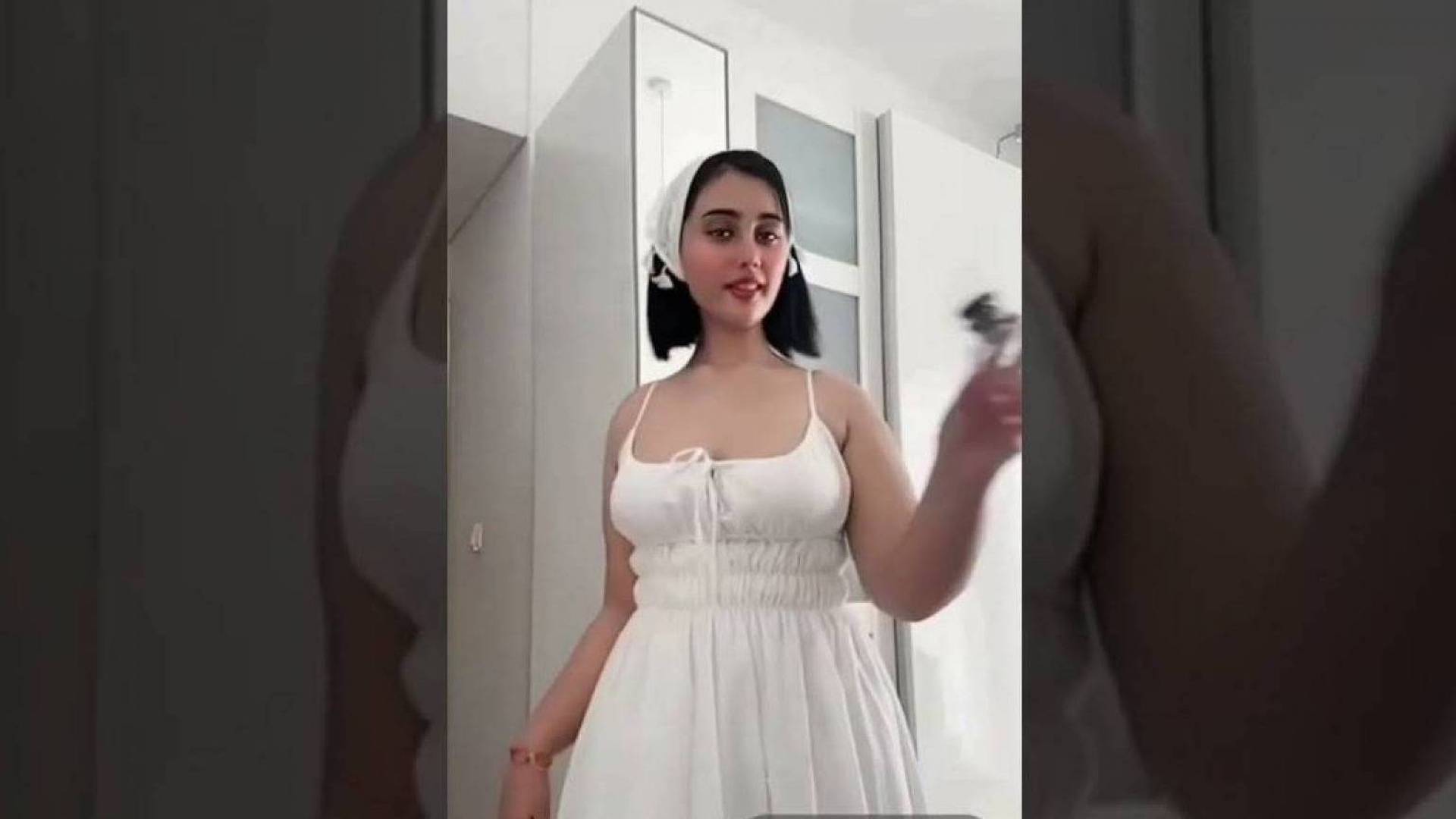 رقص أثيرة الحلوة بـ فستان الزفاف