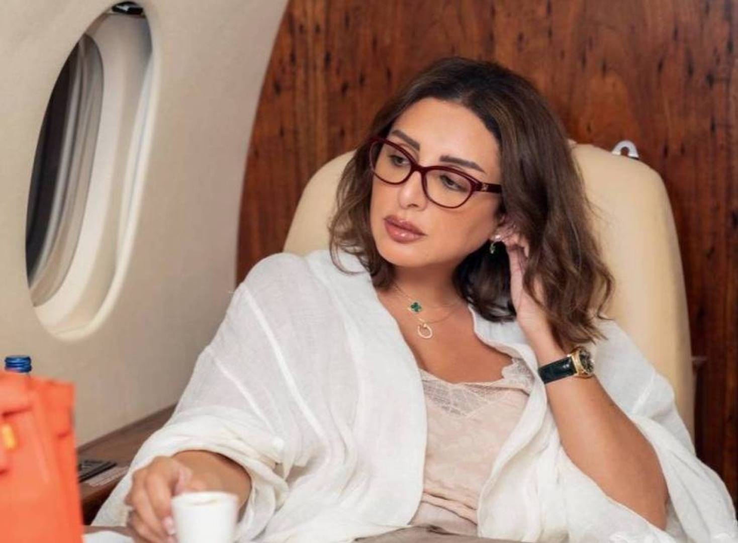 ظهور أنغام مع أبنائها في الساحل الشمالي