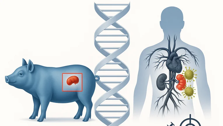 زرع كلى الخنازير في أجسام البشر ( مصدر الصورة: الشبكات العصبية ) 