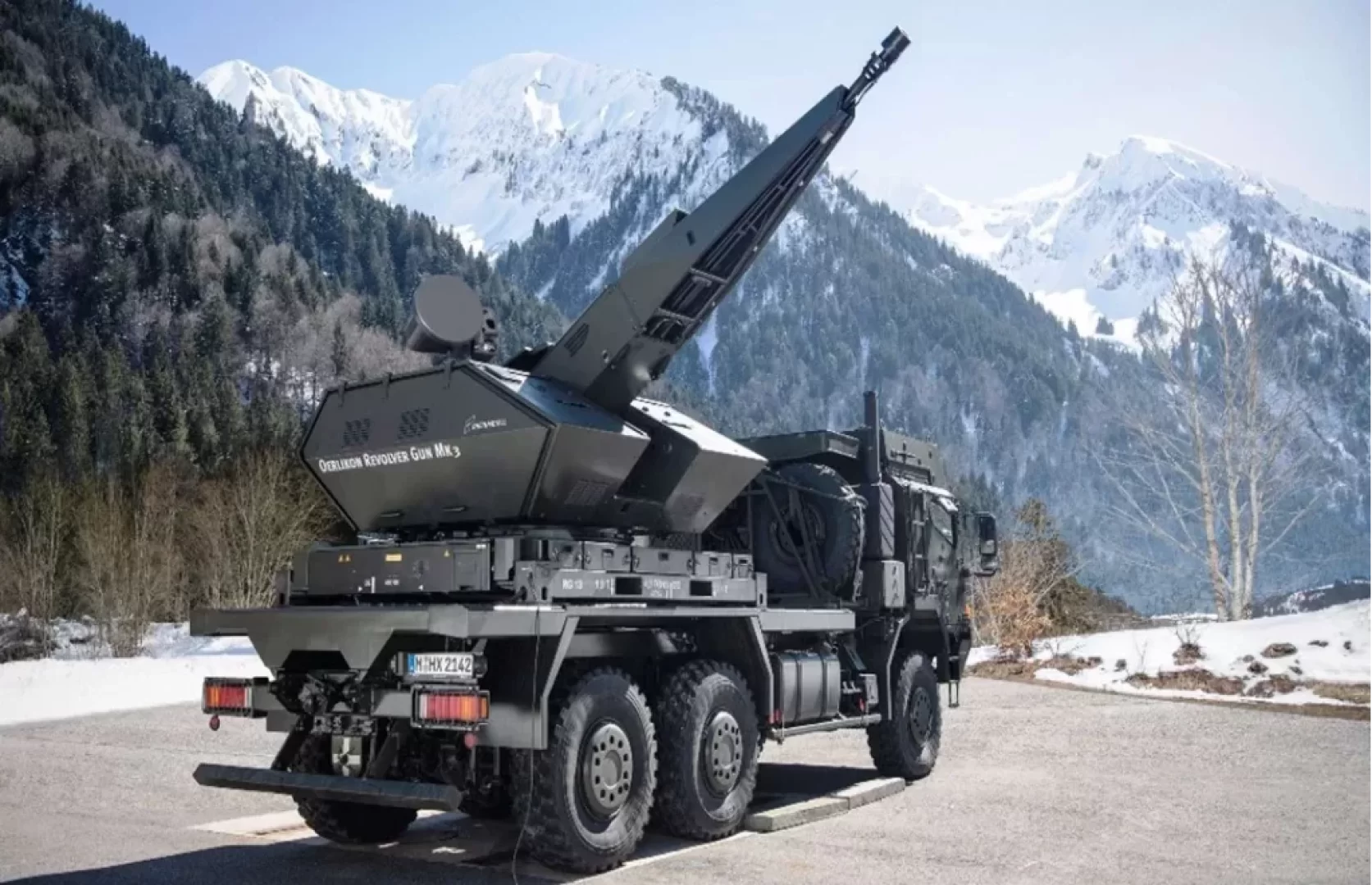 أوكرانيا تواجه طائرات روسيا المسيرة بمنظومة Skynex الألمانية المتطورة (مصدر الصورة: Rheinmetall)