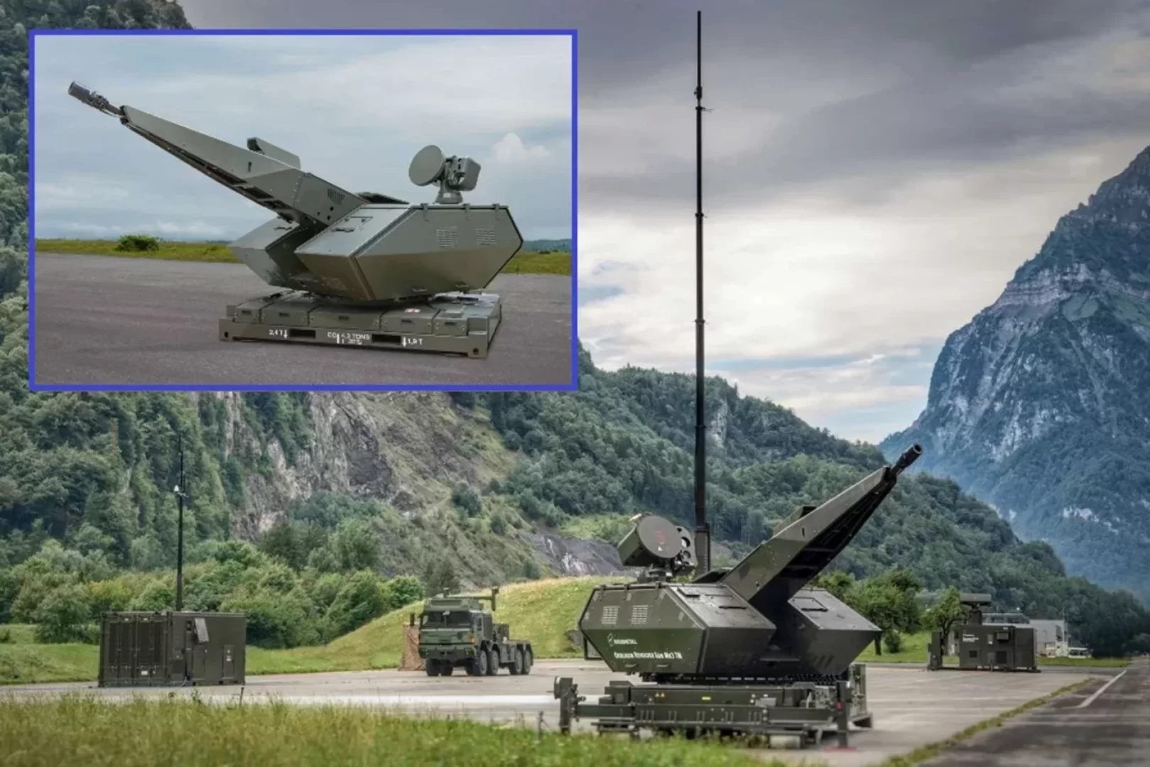 نظام Skynex يصل إيطاليا رسميا مشكلا نقلة نوعية في مواجهة الطائرات المسيرة (مصدر الصورة: Rheinmetall)