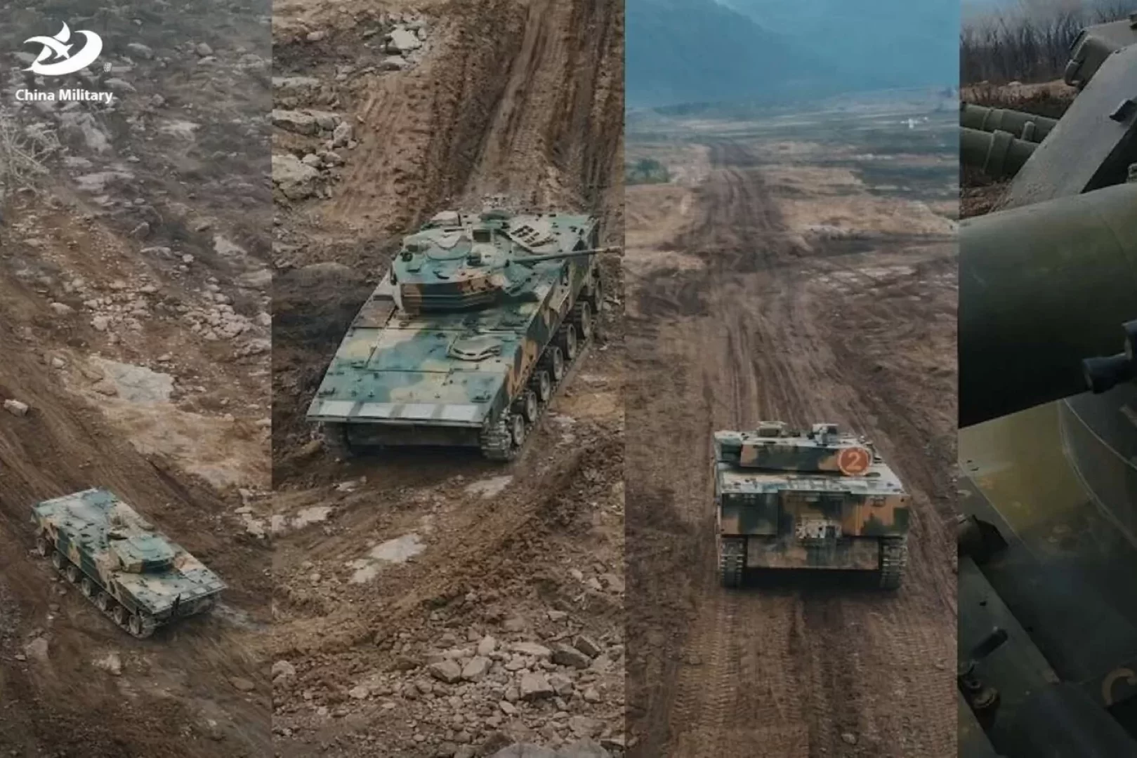 الصين تجري مناورات تجمع المدرعات والدفاع الجوي في سيناريو قتالي معقد (مصدر الصورة: China Military)