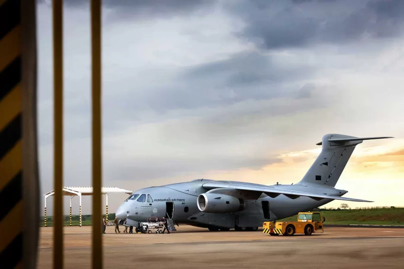 طائرة النقل البرازيلية C-390 تدخل آسيا الوسطى عبر أوزبكستان (مصدر الصورة: Hungarian Air Force)