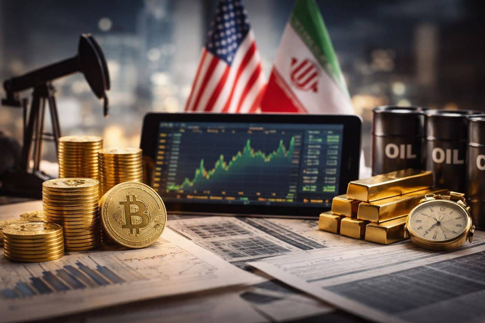 النفط يرتفع بقوة لكن الكريبتو يفاجئ الجميع ويصمد أمام التضخم (مصدر الصورة: www.unlock-bc.com‏)