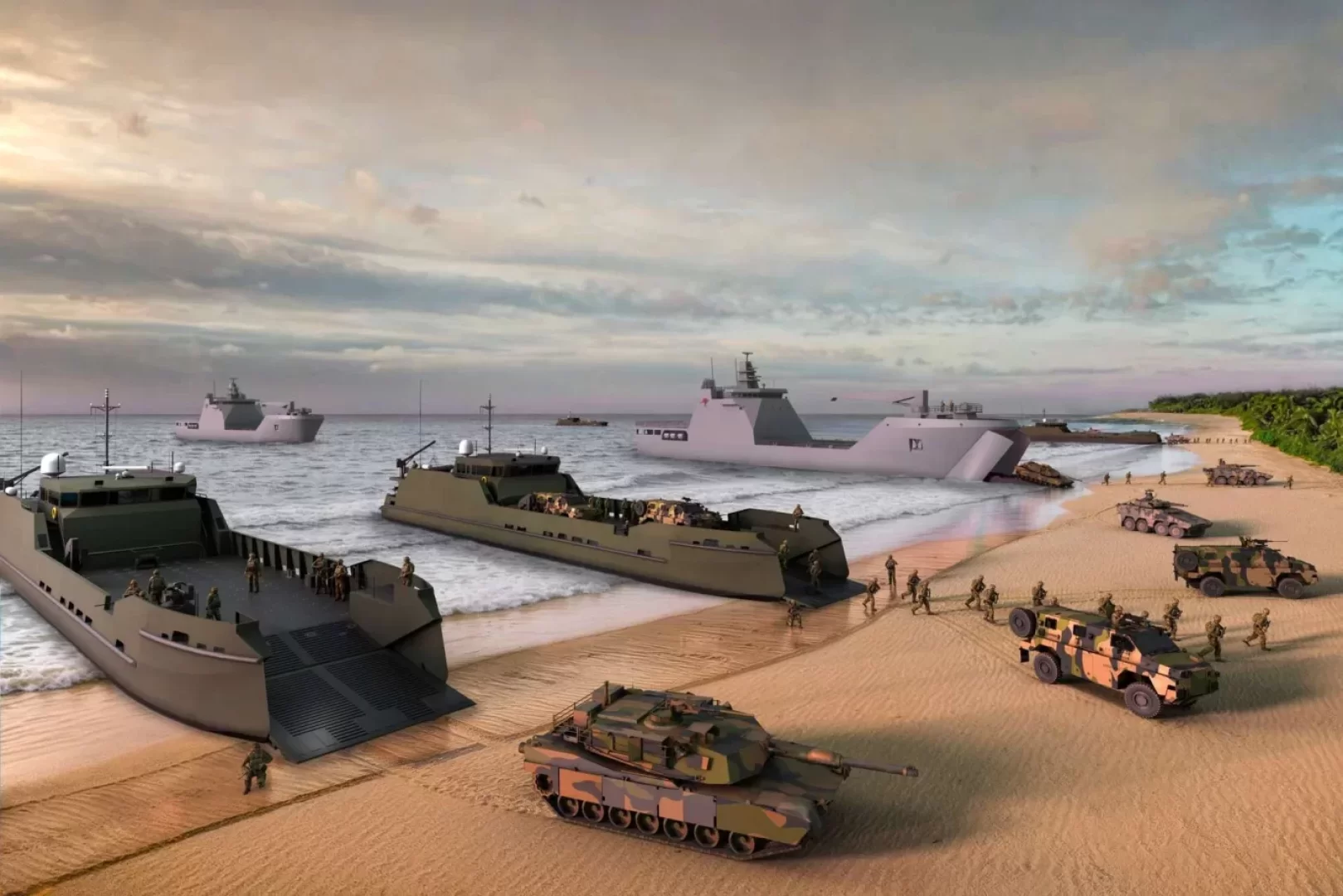 الجيش الأسترالي يستعد لحروب الجزر والسواحل بقوة برمائية جديدة متعددة المهام (مصدر الصورة: Australian Army)