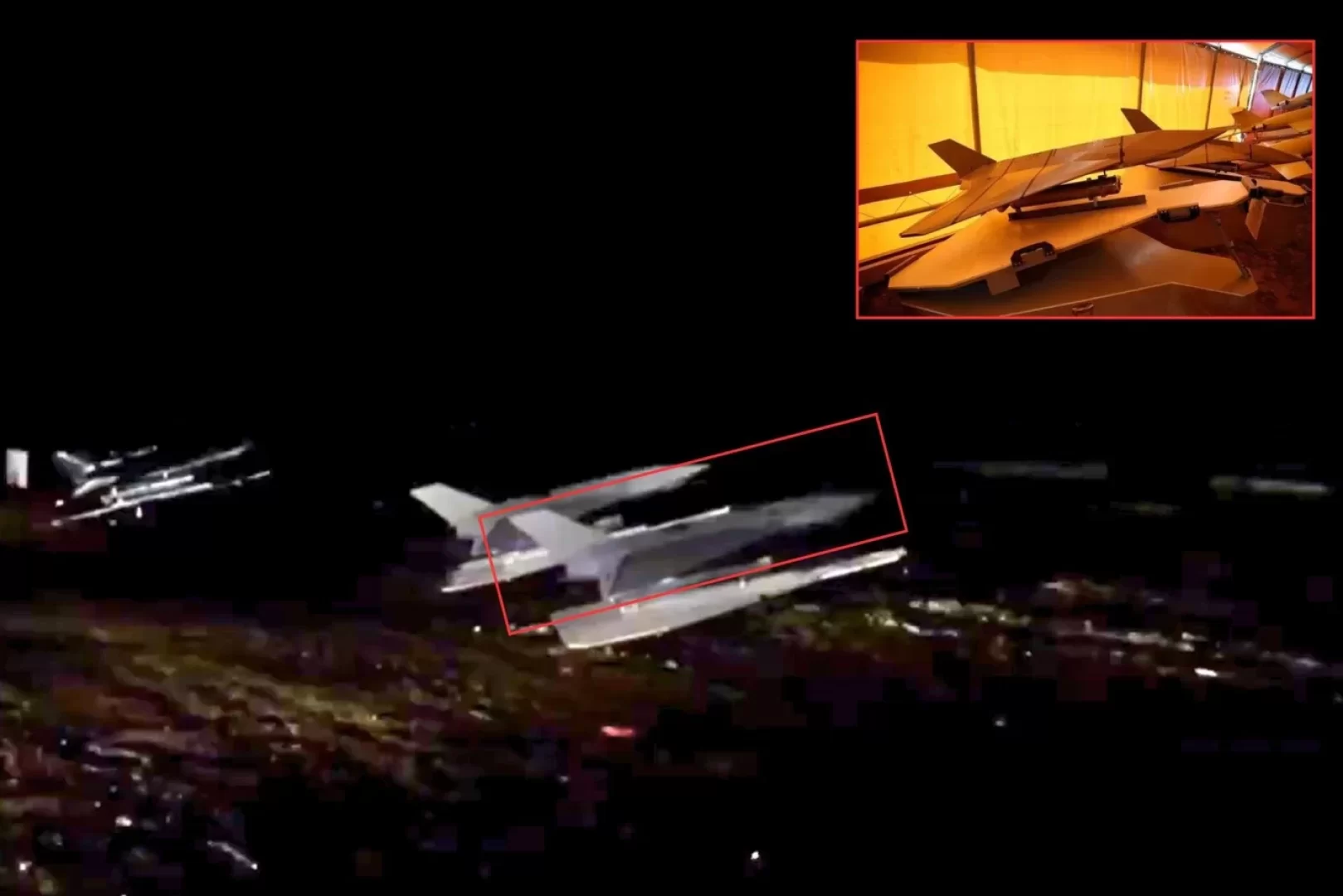 إيران تطلق جيلا جديدا من المسيرات الانتحارية النفاثة لمهاجمة أهداف حساسة (مصدر الصورة: Screenshot of an IRGC video)