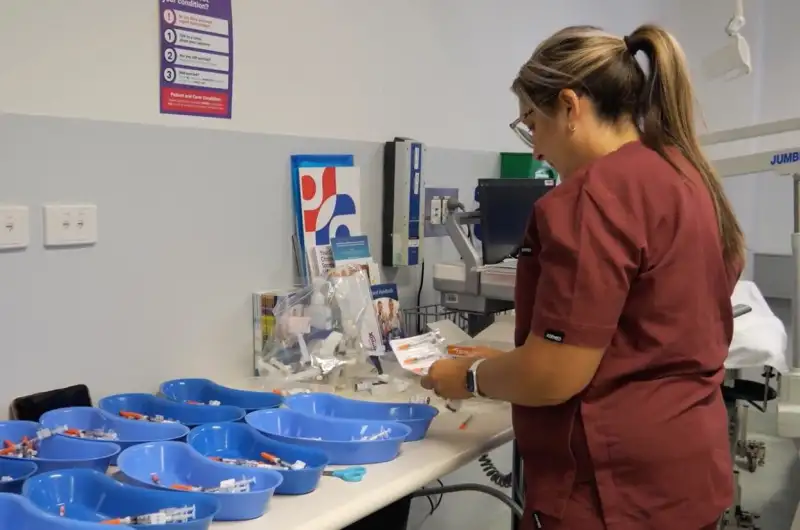 اختبار حساسية البنسلين ( مصدر الصورة: University of Melbourne )