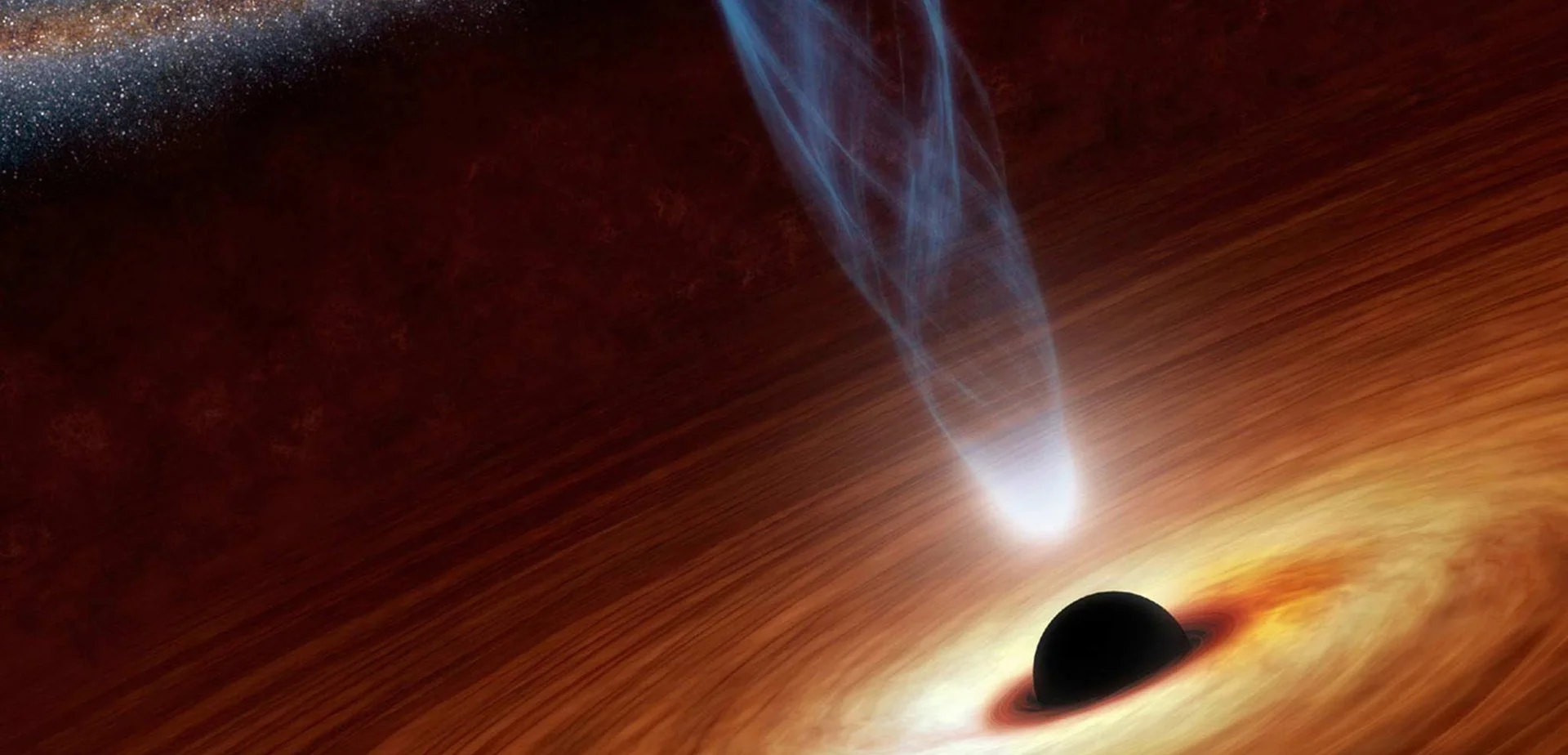 نفاثات الثقوب السوداء ( مصدر الصورة: NASA )