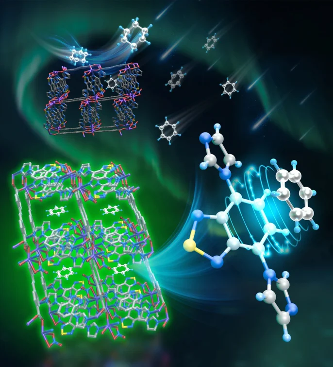 امتصاص جزيئات البنزين المسرطنة ( مصدر الصورة: Russian Science Foundation )