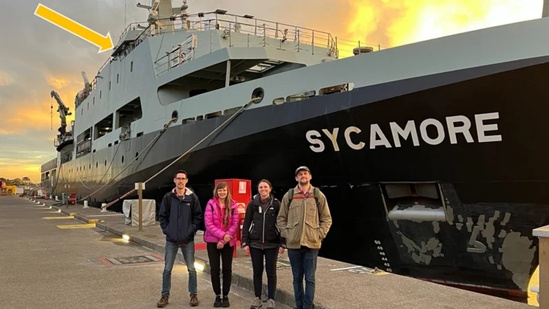 اختبار ساعة ذرية محمولة في ظروف بحرية حقيقية ( مصدر الصورة: University of Adelaide )