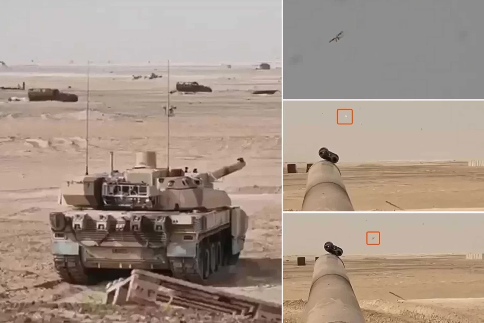 تجربة فرنسية مثيرة.. دبابة لوكلير تسقط مسيرات FPV بذخيرة تشبه بندقية صيد عملاقة (مصدر الصورة: French Army)