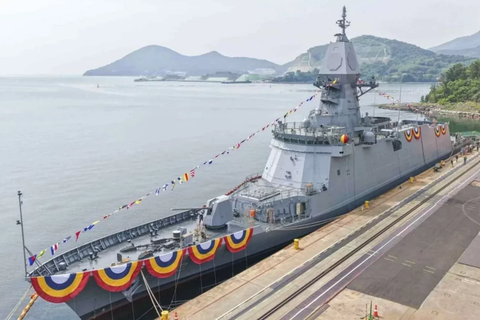 كوريا الجنوبية تطلق فرقاطة جديدة بقدرات هجومية ودفاعية متقدمة (مصدر الصورة: ROK Navy)