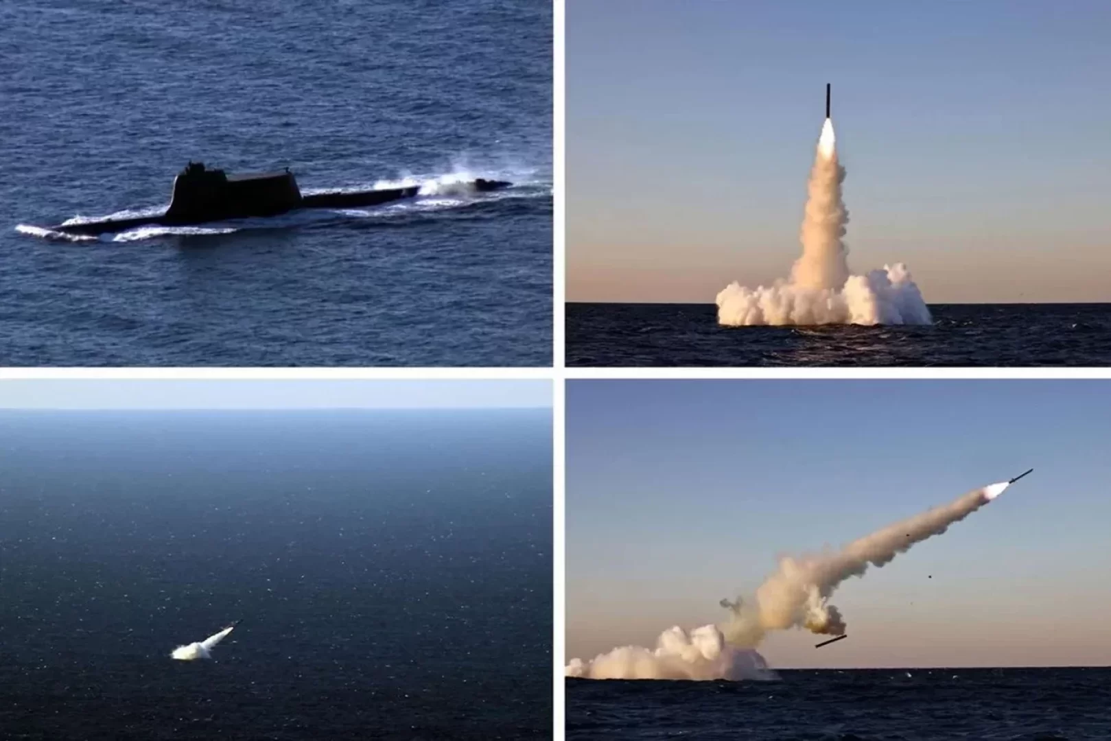 غواصة كورية شمالية تختبر إطلاق صواريخ استراتيجية وسط غموض بشأن هويتها (مصدر الصورة: KCNA)