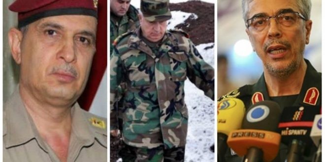 رؤساء جيوش سوريا والعراق وإيران يلتقون في دمشق