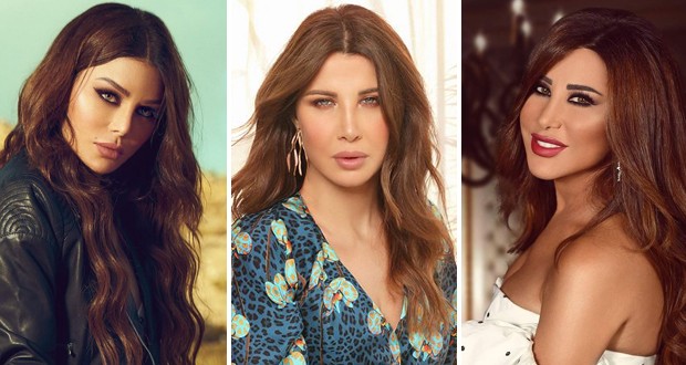 نانسي عجرم وهيفاء وهبي ونجوى كرم